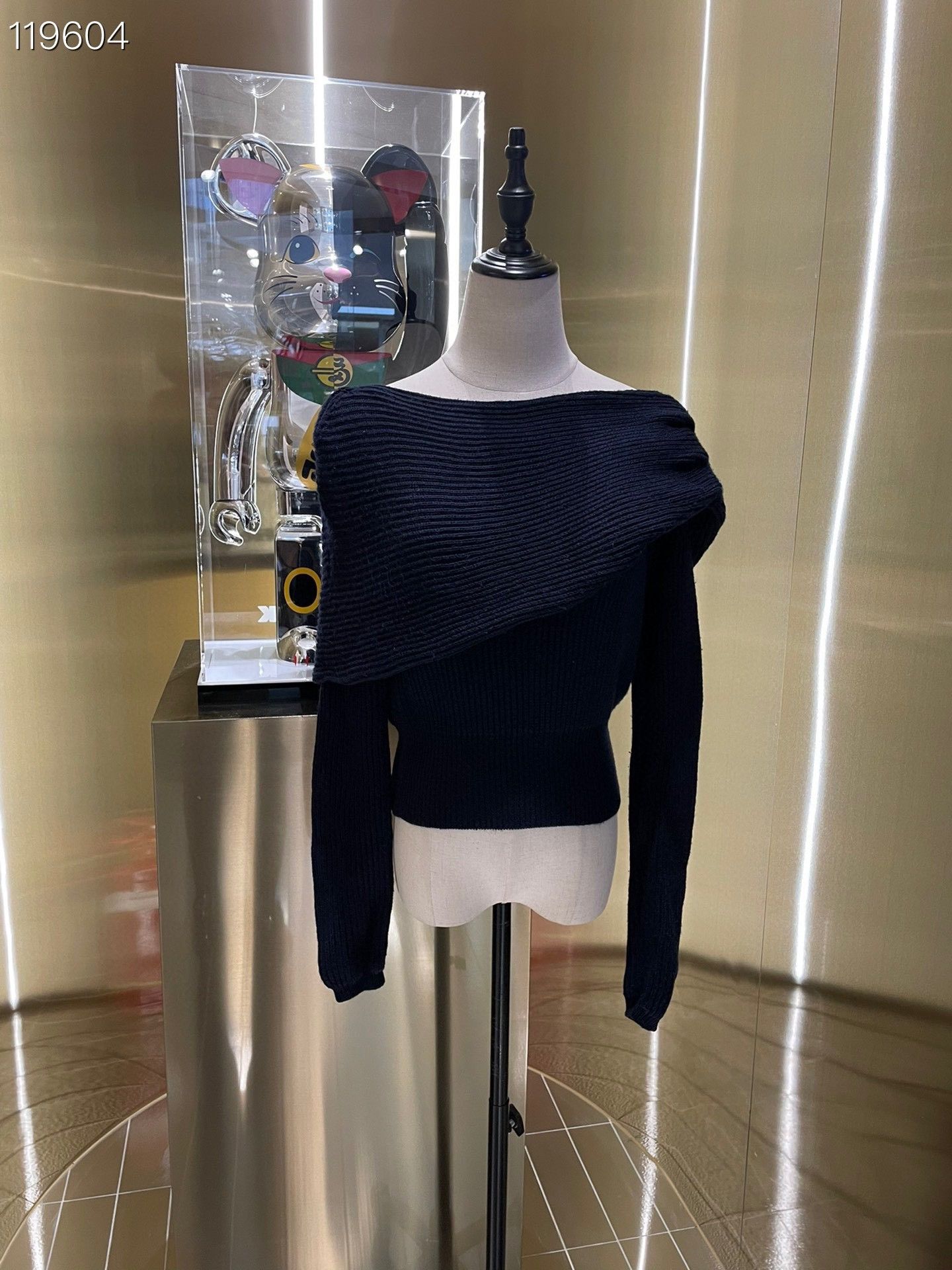 Dior Dior Irregular Backless Knit Sweater Size M / US 6-8 / IT 42-44 - 1 Thumbnail