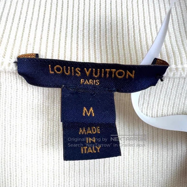 Louis Vuitton Louis Vuitton Off-white three-quarter sleeve zippered stri Size US M / EU 48-50 / 2 - 4 Thumbnail