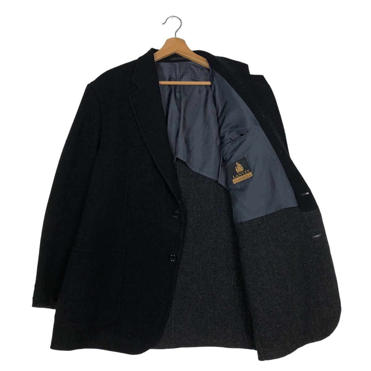 Japanese Brand 🔥Vintage Wool Chore Jacket Lanvin Classique Double Breast Size US M / EU 48-50 / 2 - 11 Thumbnail