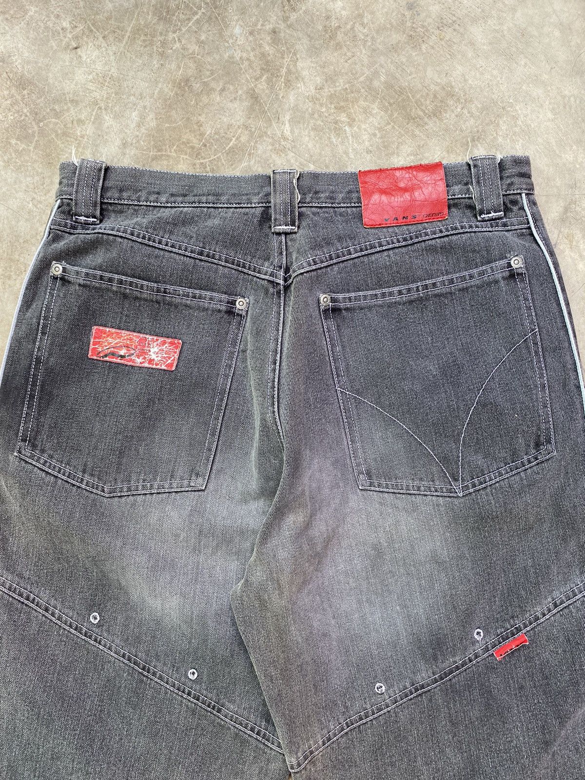 Vans × Vintage Y2K Vans Jorts Denim Size US 32 / EU 48 - 2 Thumbnail