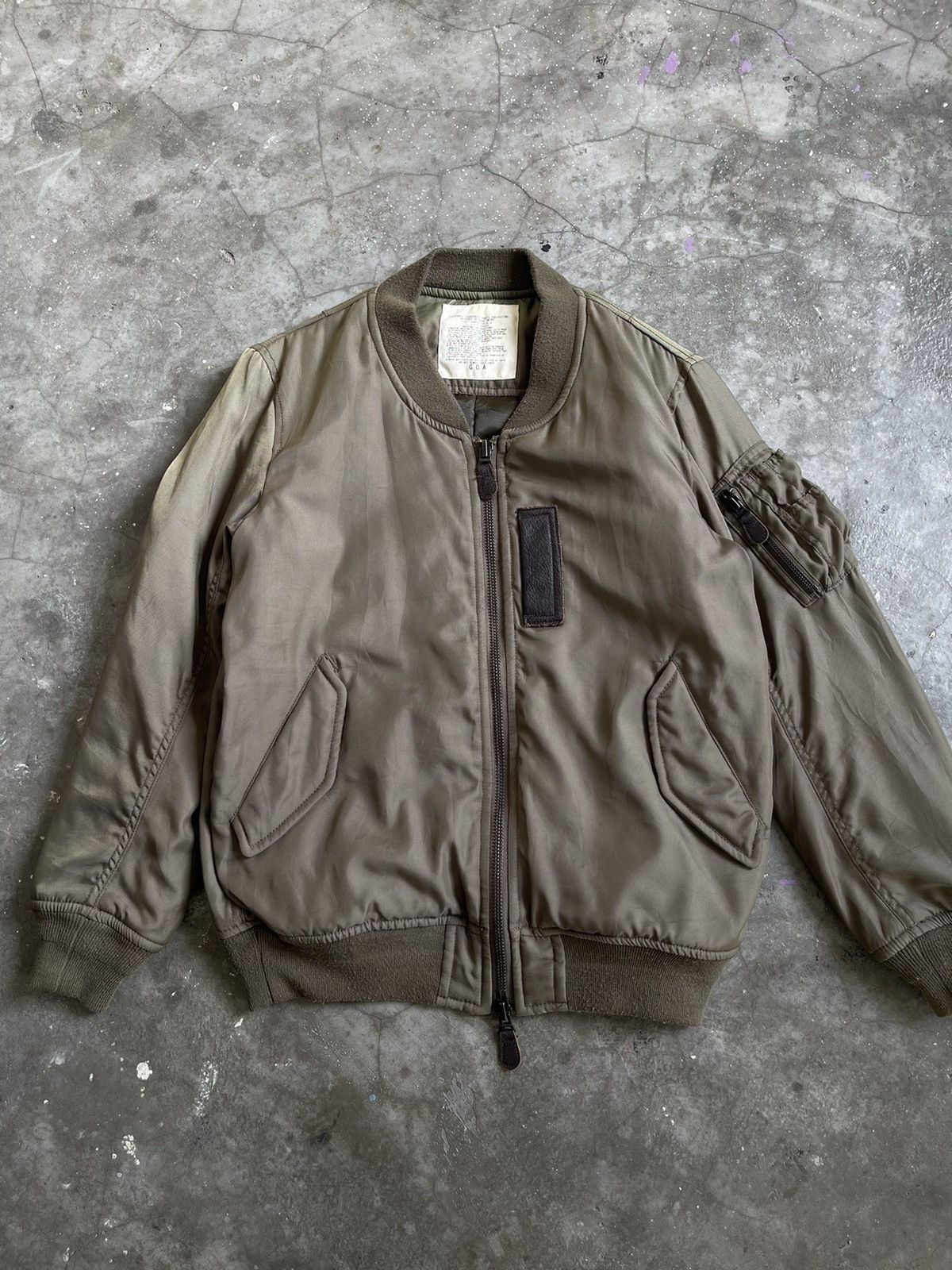 GOA GOA Gore Flight Jacket MA-1 Y2K Japanese LGB I6W9 Bomber Size US M / EU 48-50 / 2 - 2 Thumbnail
