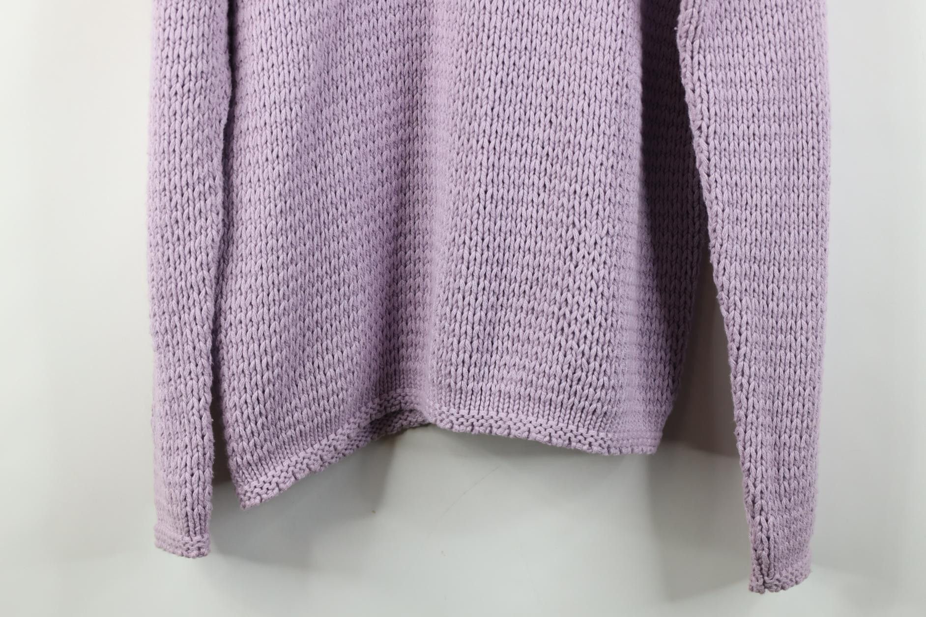 Vintage Vtg 90s Streetwear Cotton Crochet Knit Cardigan Sweater USA Size L / US 10 / IT 46 - 11 Thumbnail