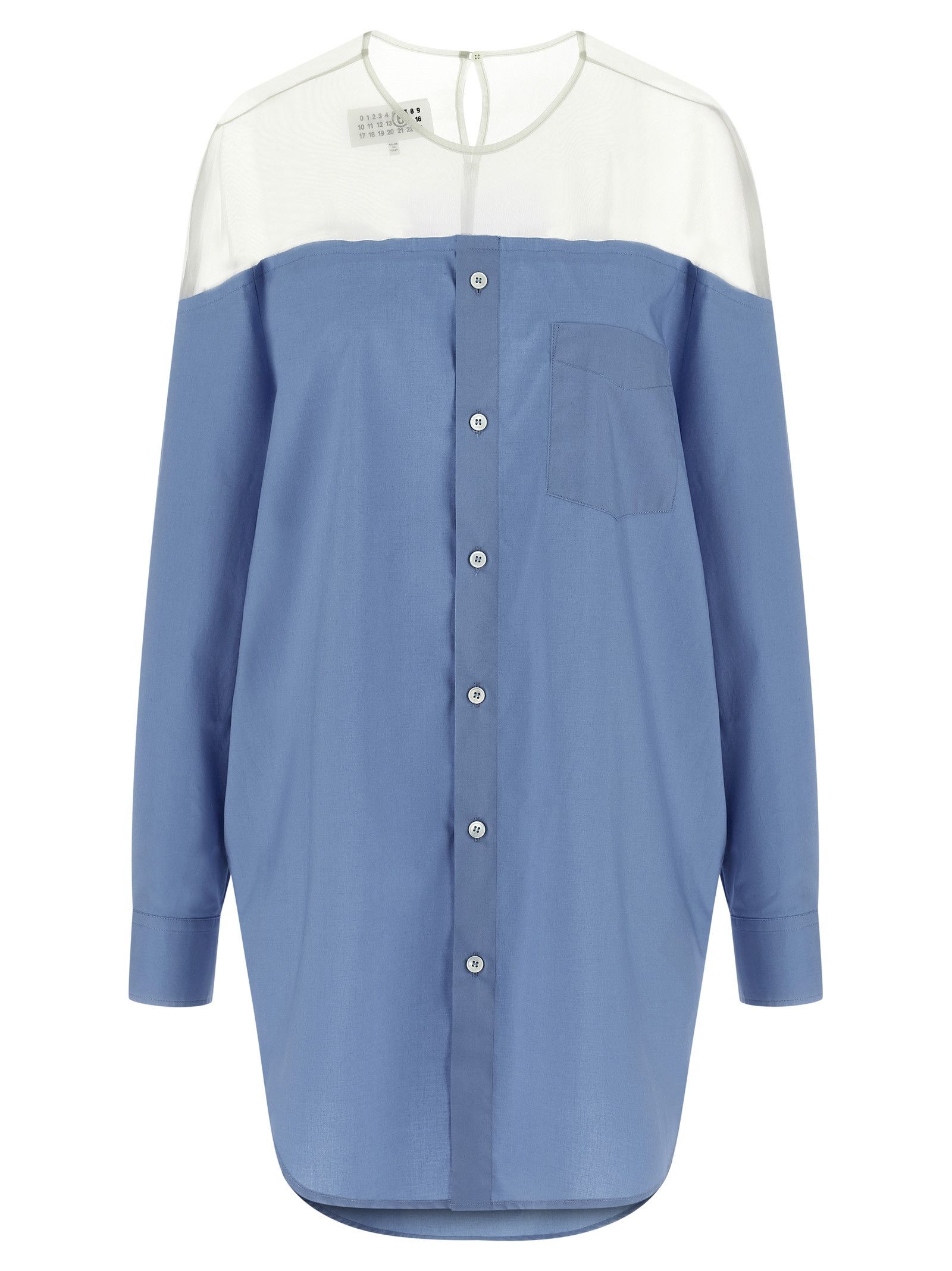 Maison Margiela Tulle Insert Shirt Size M / US 6-8 / IT 42-44 - 1 Thumbnail