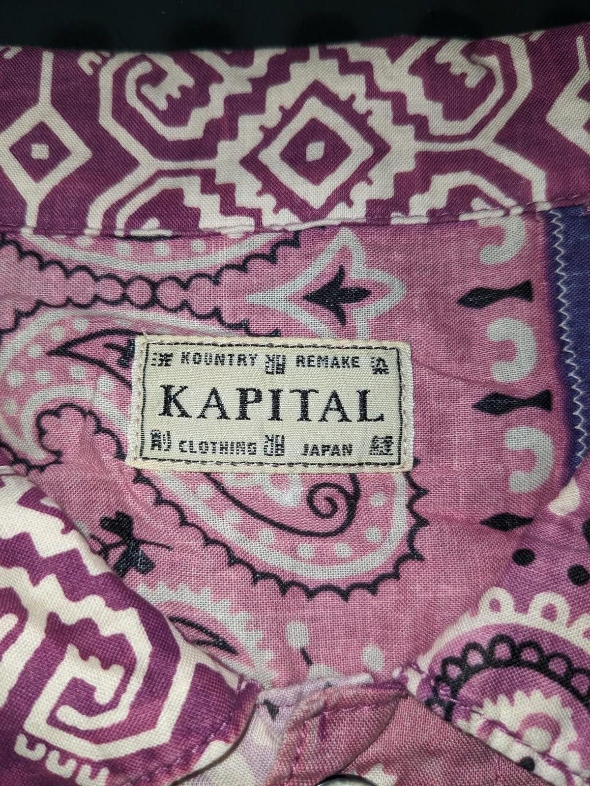 Kapital Kapital Patchwork Bandana Jacket Purple Size 5 Size US XXL / EU 58 / 5 - 6 Thumbnail