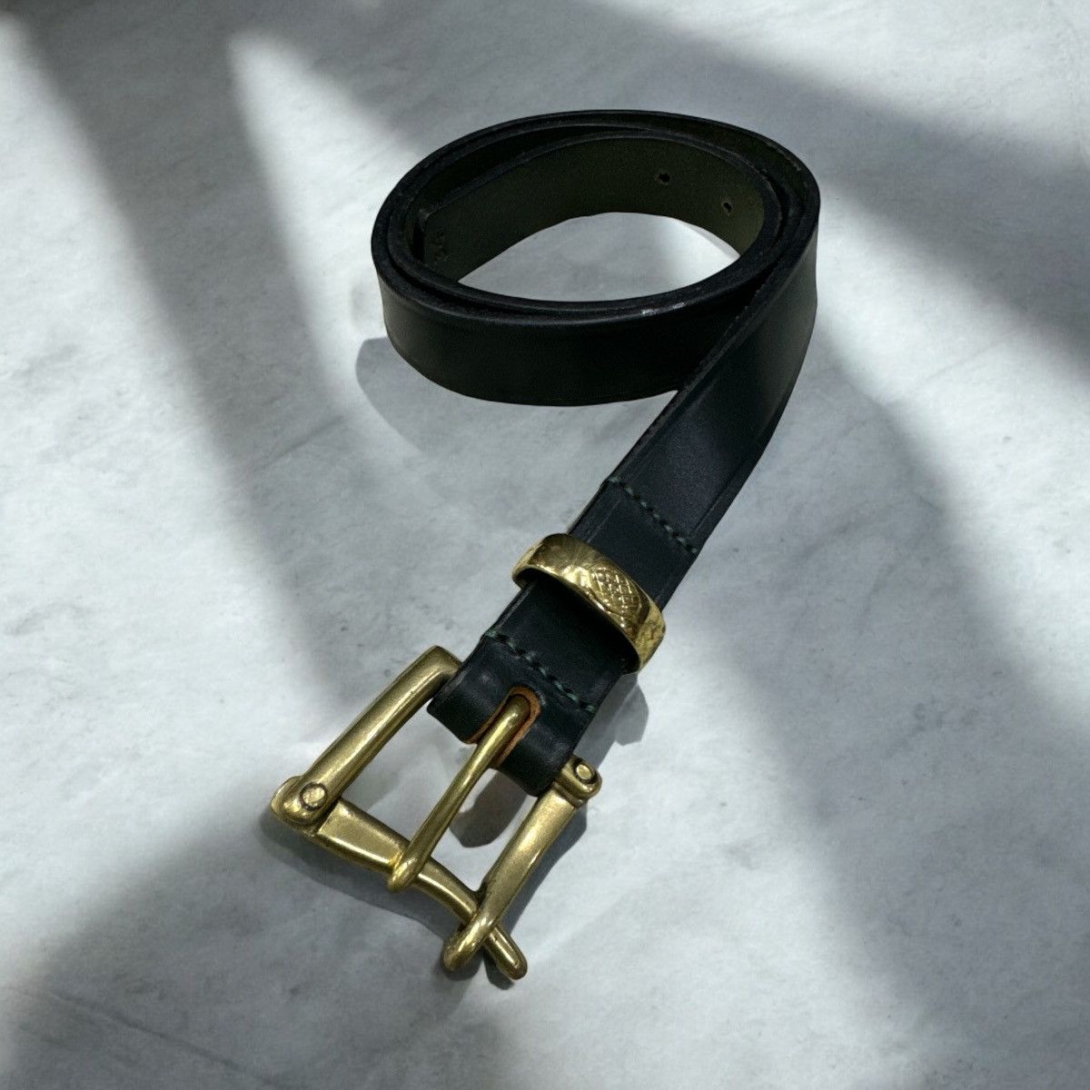 Leather MARTIN FAIZEY QUICK RELEASE BUCKLE LEATHER BELT Size 34 - 1 Thumbnail