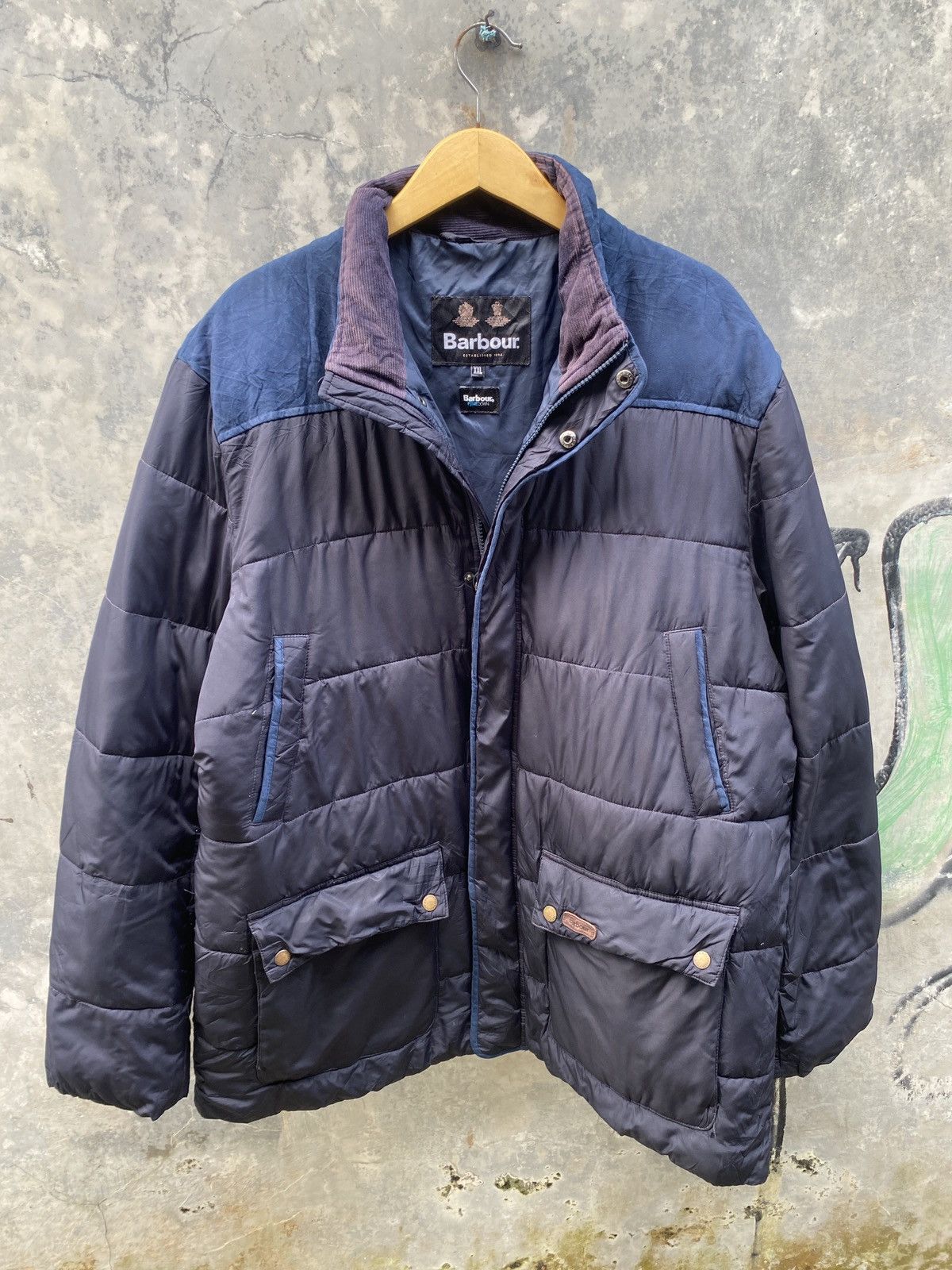 Barbour Barbour Fibre Down Jacket Size US XXL / EU 58 / 5 - 1 Thumbnail