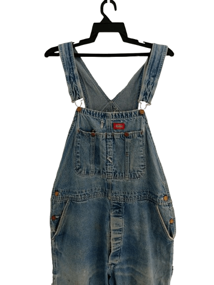 Dickies × Vintage Dickies Coverall Denim Distressed Jeans Size US L / EU 52-54 / 3 - 3 Thumbnail