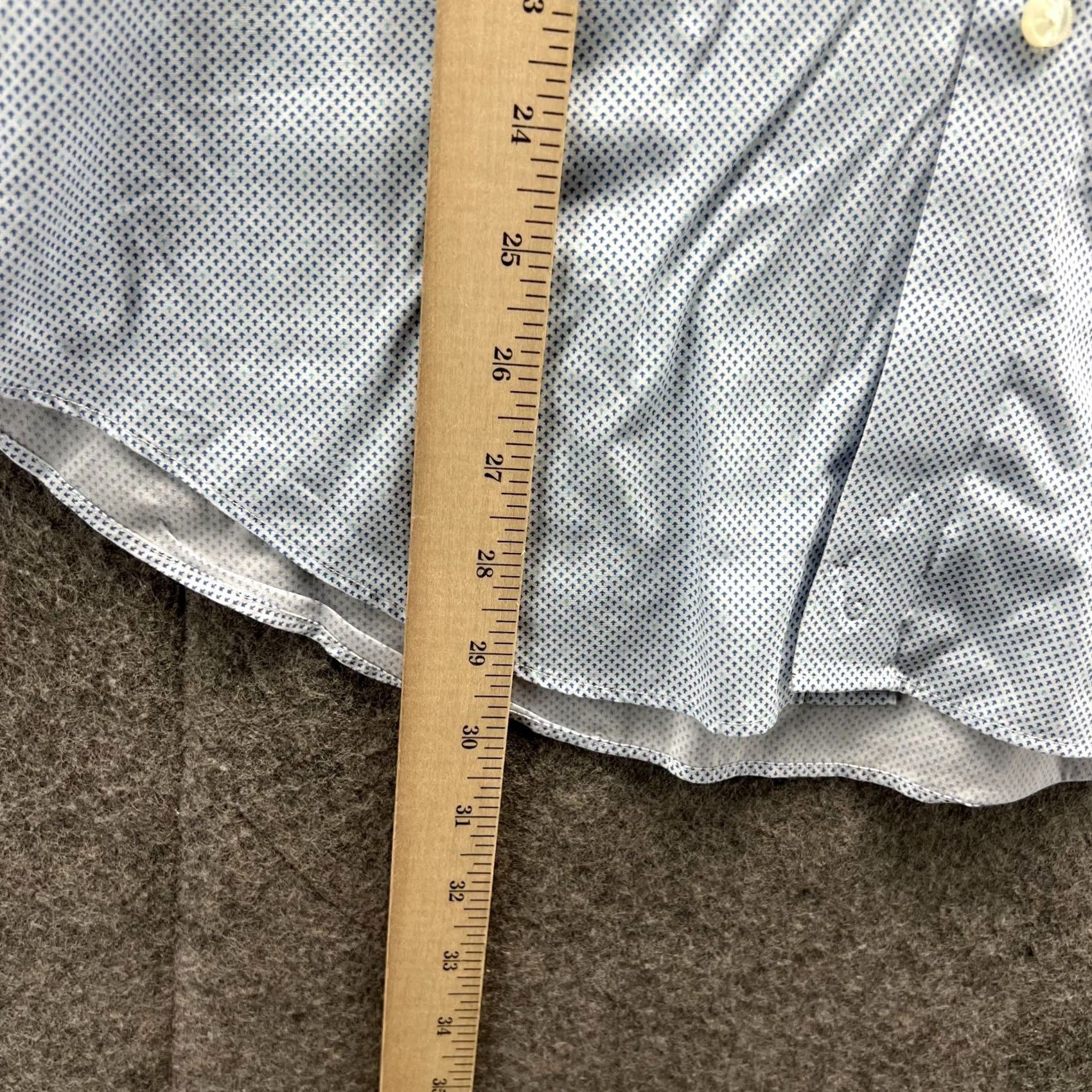 Calvin Klein Calvin Klein Shirt Mens Large Blue Button Down Slim Performance Arrow Print Shirt Size US L / EU 52-54 / 3 - 6 Thumbnail