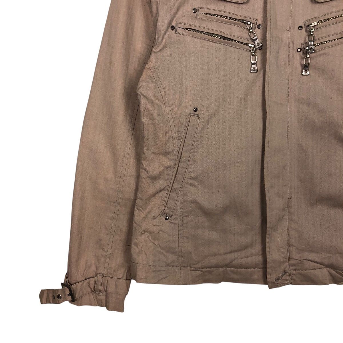 Japanese Brand Bomber Biker Jacket Punk Style Semantic Design Issey Miyake Size US L / EU 52-54 / 3 - 5 Thumbnail