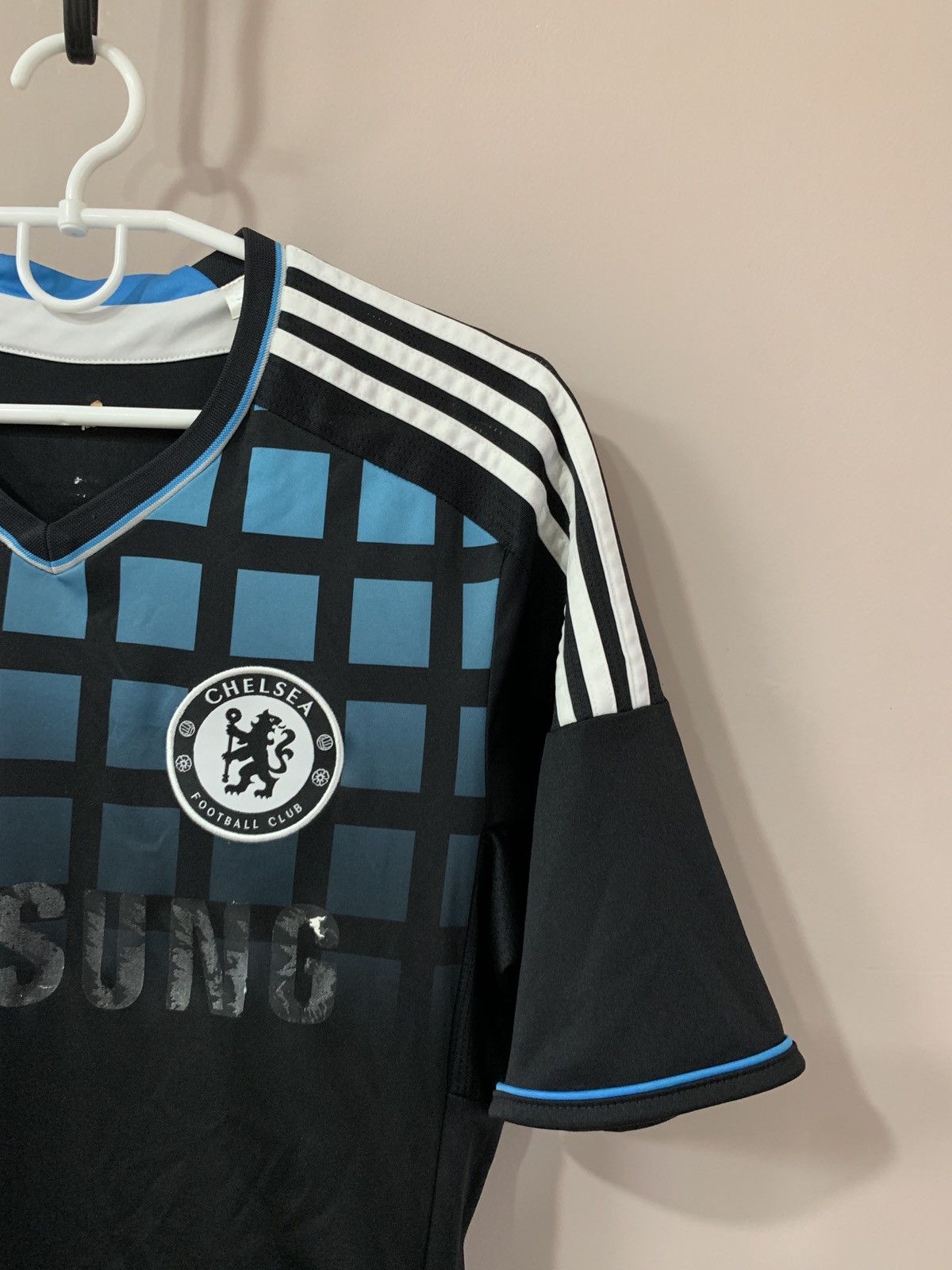 Adidas Chelsea London Away Football Shirt Adidas Soccer LUKAKU #18 Size US S / EU 44-46 / 1 - 4 Thumbnail