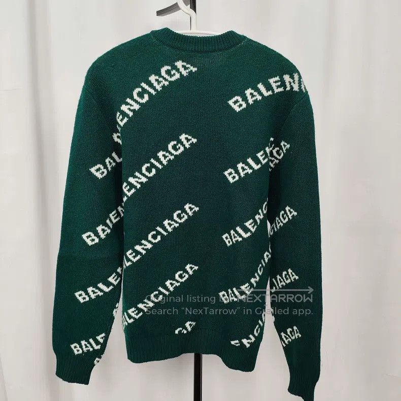 Balenciaga Balenciaga Sweater Green Size S Size US S / EU 44-46 / 1 - 2 Thumbnail