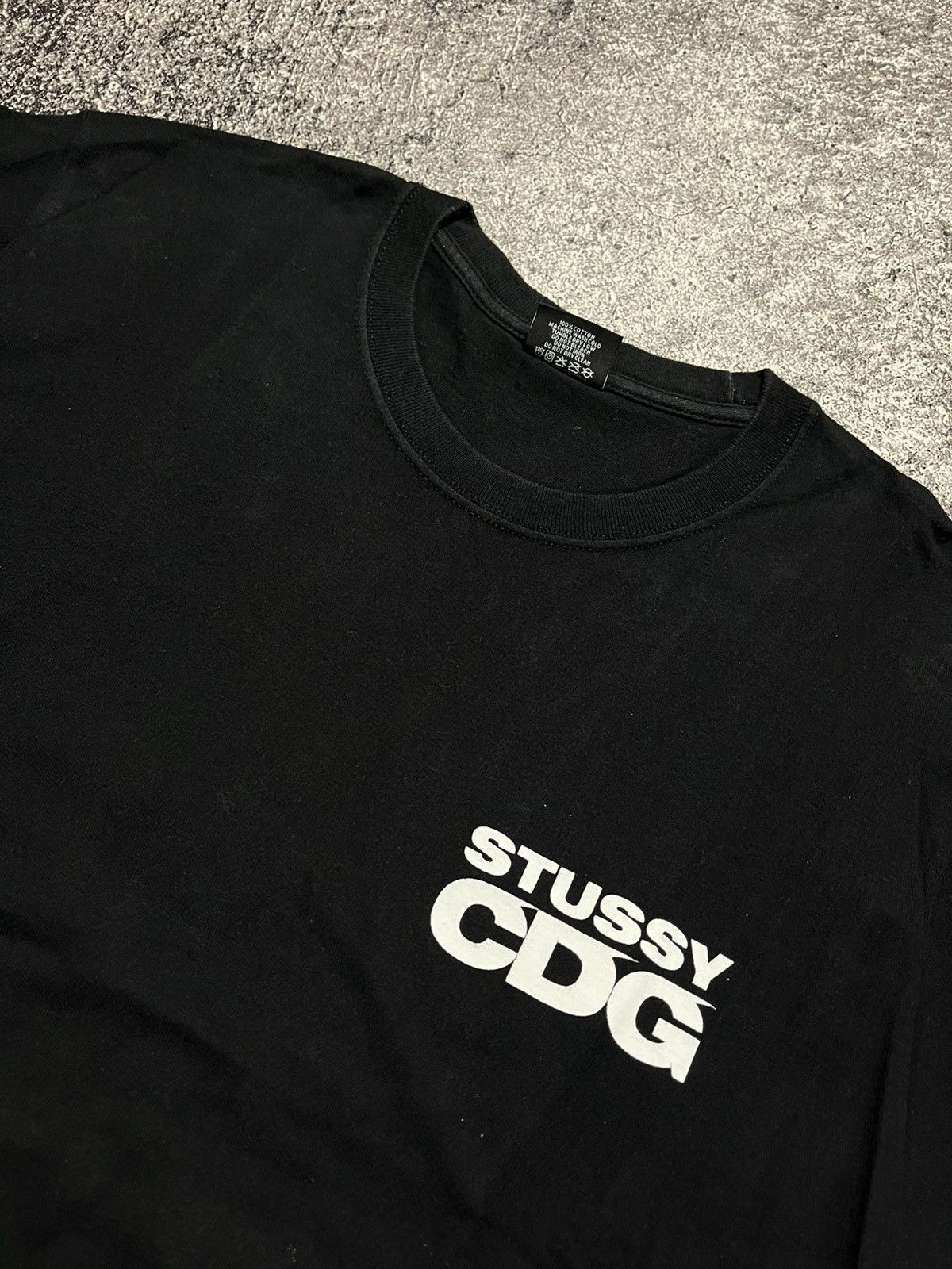 Comme des Garcons × Stussy Stussy X CDG Black T-Shirts Size US M / EU 48-50 / 2 - 3 Thumbnail