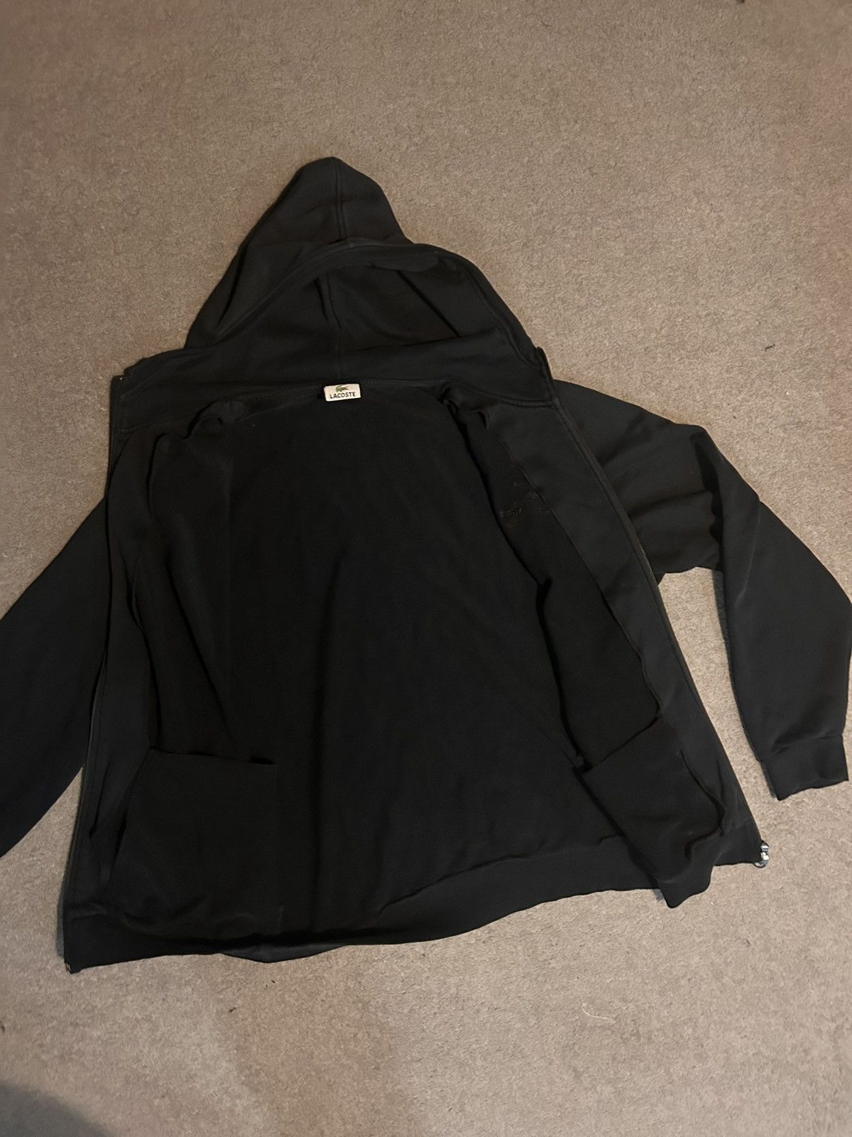 Lacoste × Vintage Vintage Lacoste Zip-Hoodie Size US XL / EU 56 / 4 - 8 Thumbnail
