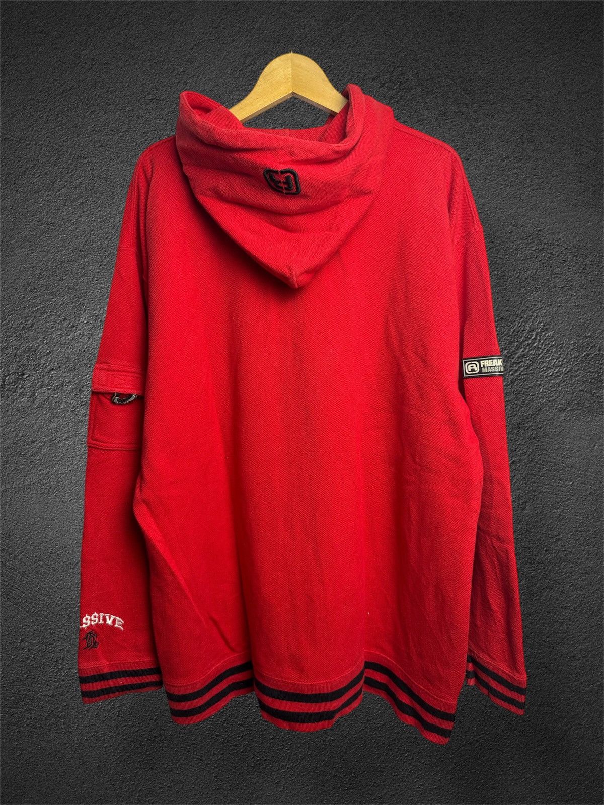 Affliction × JNCO × Southpole Vintage 2000s Massive Freaky Baggy Hoodie Size US XL / EU 56 / 4 - 2 Thumbnail