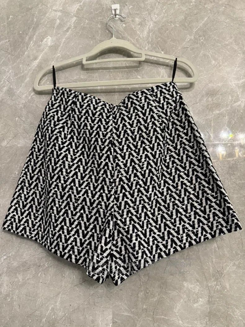 Valentino Valentino Black and white houndstooth set Size M / US 6-8 / IT 42-44 - 2 Thumbnail
