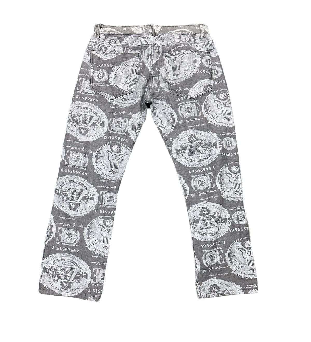 Japanese Brand Young Rich & Famous overprint pants Size US 35 - 2 Thumbnail
