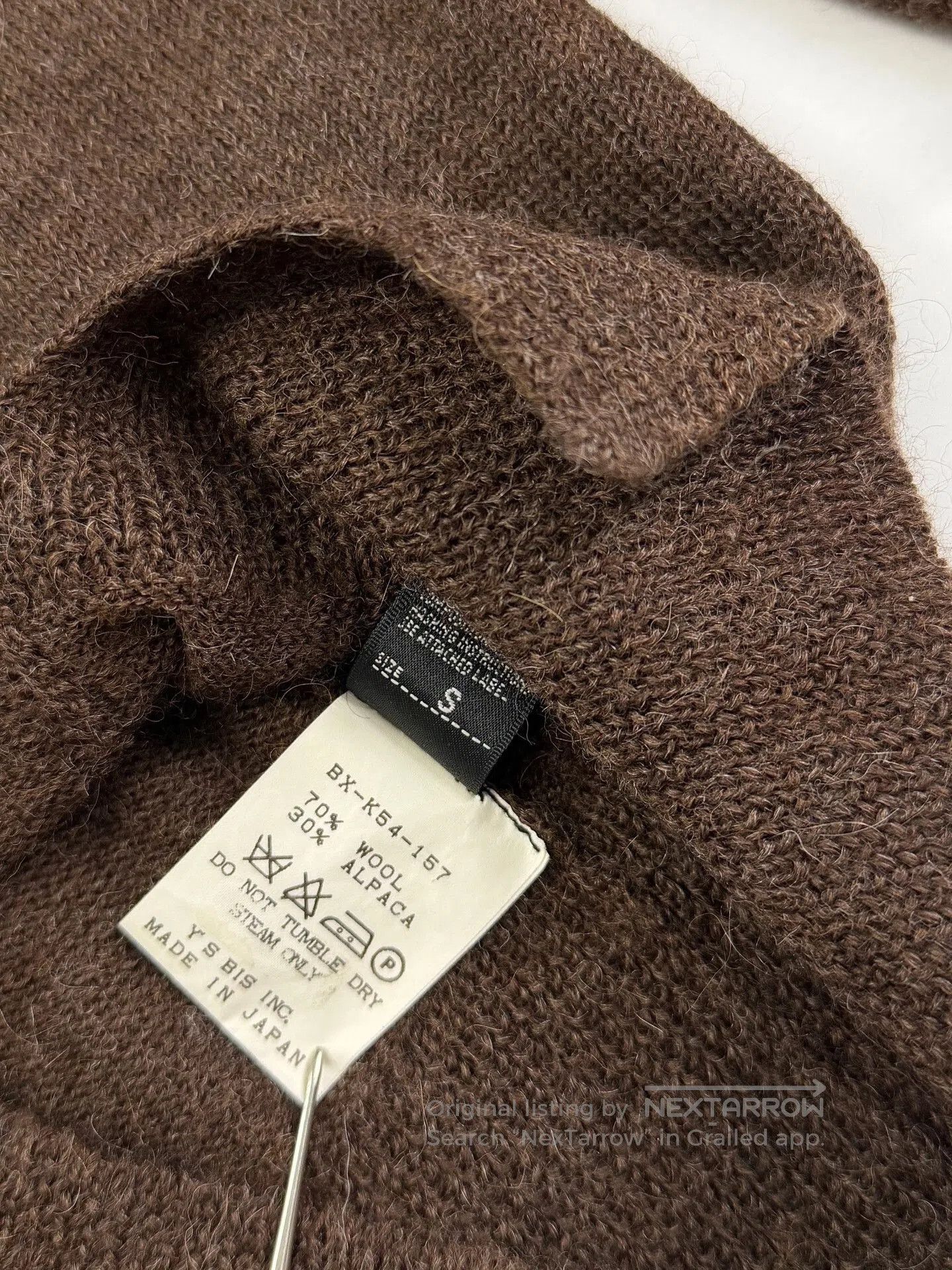 Limi Feu irregular knit top with attached scarf. Size S / US 4 / IT 40 - 9 Thumbnail