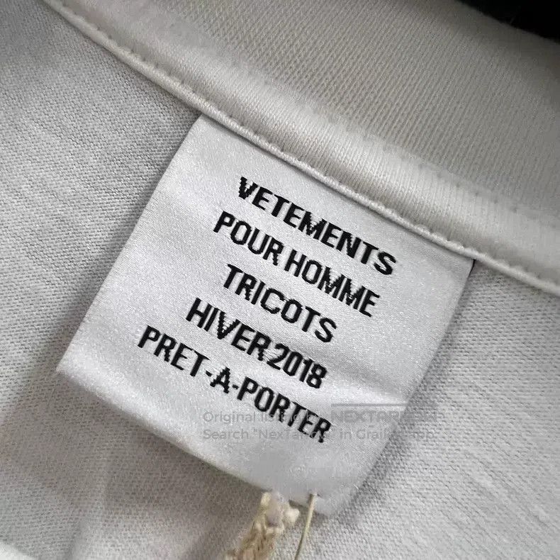 Other VETEMENTS White Small Logo Layered Short Sleeve Size US L / EU 52-54 / 3 - 3 Thumbnail