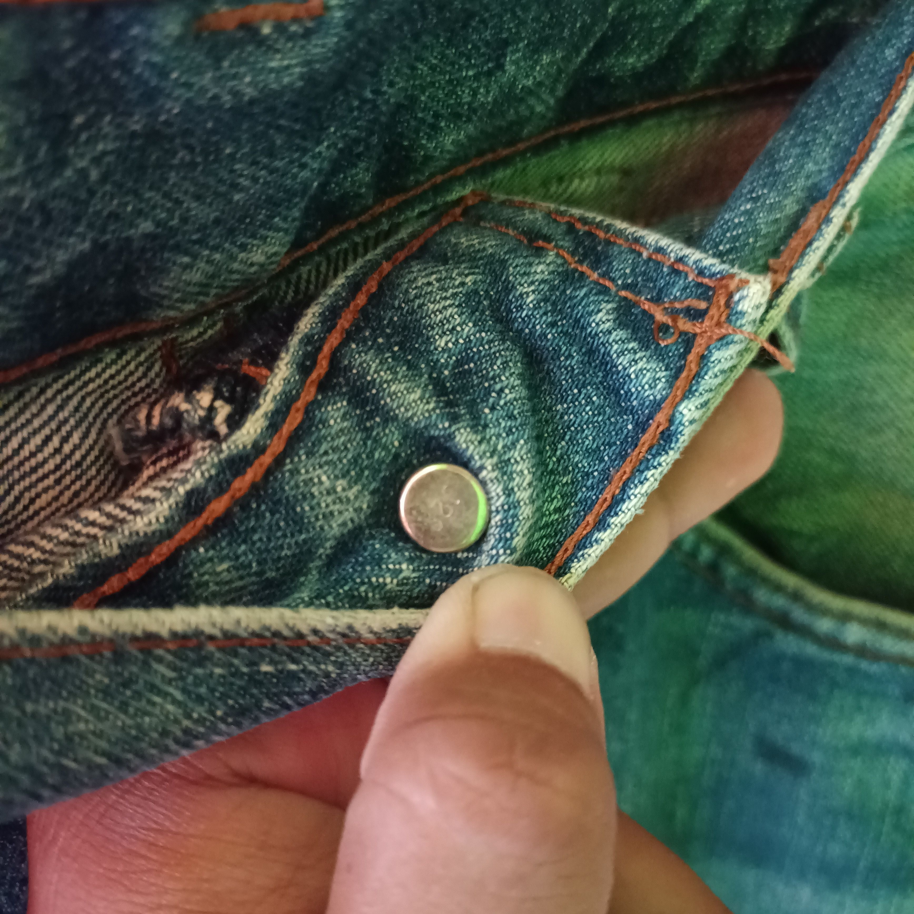 Levi's LEVI’S 701-XX BIG E MODEL 1937 JAPAN MADE🇯🇵 BUTTON J22 Size US 30 / EU 46 - 15 Thumbnail