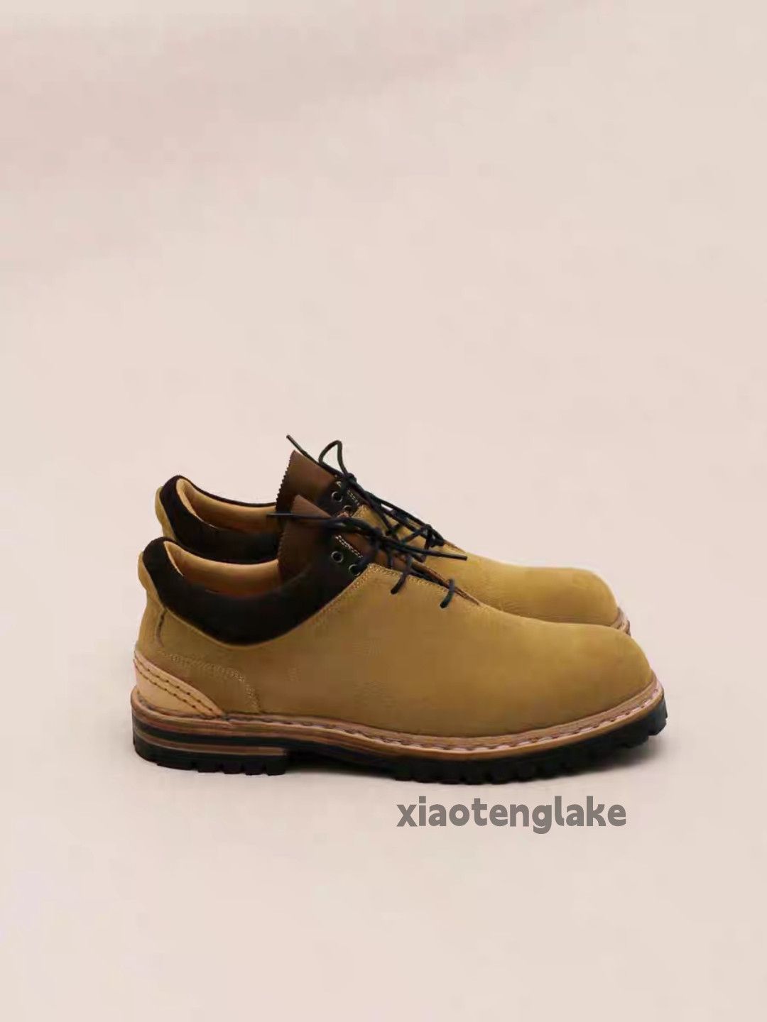 Vintage Unisex outdoor utility hiking mountain military boots shoes Size US 12 / EU 45 - 1 Thumbnail