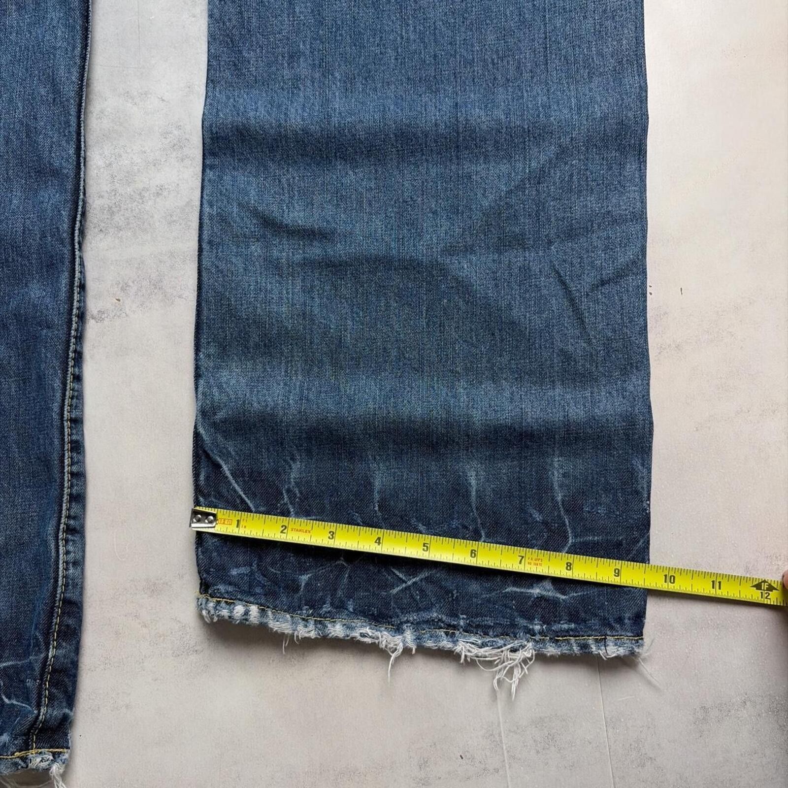Guess Y2K Guess Patchwork Baggy Distressed Skater Denim Jeans Size US 34 / EU 50 - 8 Thumbnail
