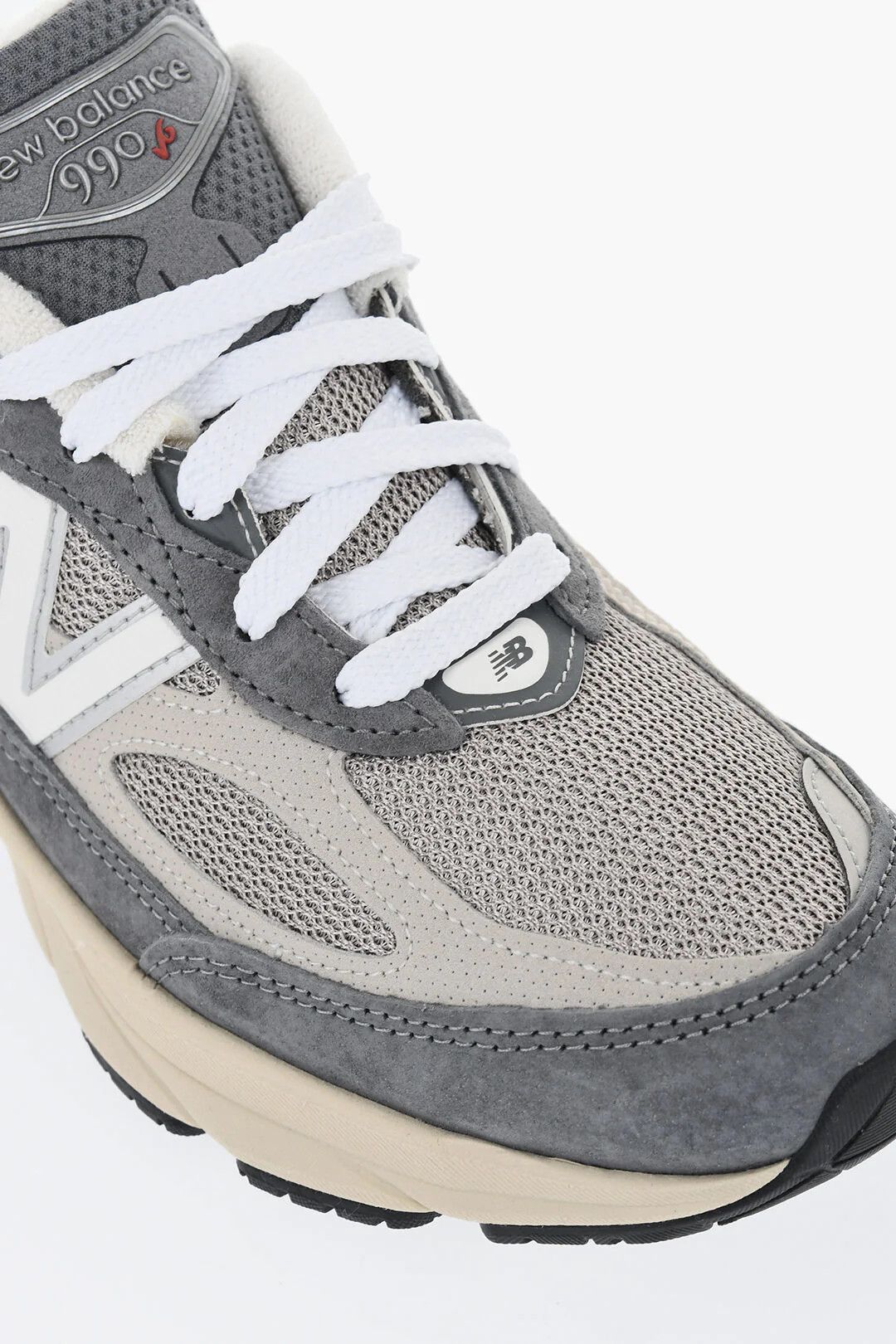 New Balance og1mm0326 Suede & Fabric Low-Top Sneakers in Grey 37.5 Size US 5 / EU 37 - 4 Thumbnail