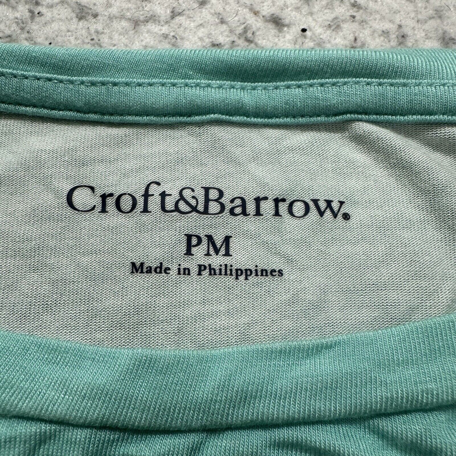 Croft & Barrow Croft & Barrow PM Teal Navy Blue Floral Blouse T Shirt Size M / US 6-8 / IT 42-44 - 3 Thumbnail