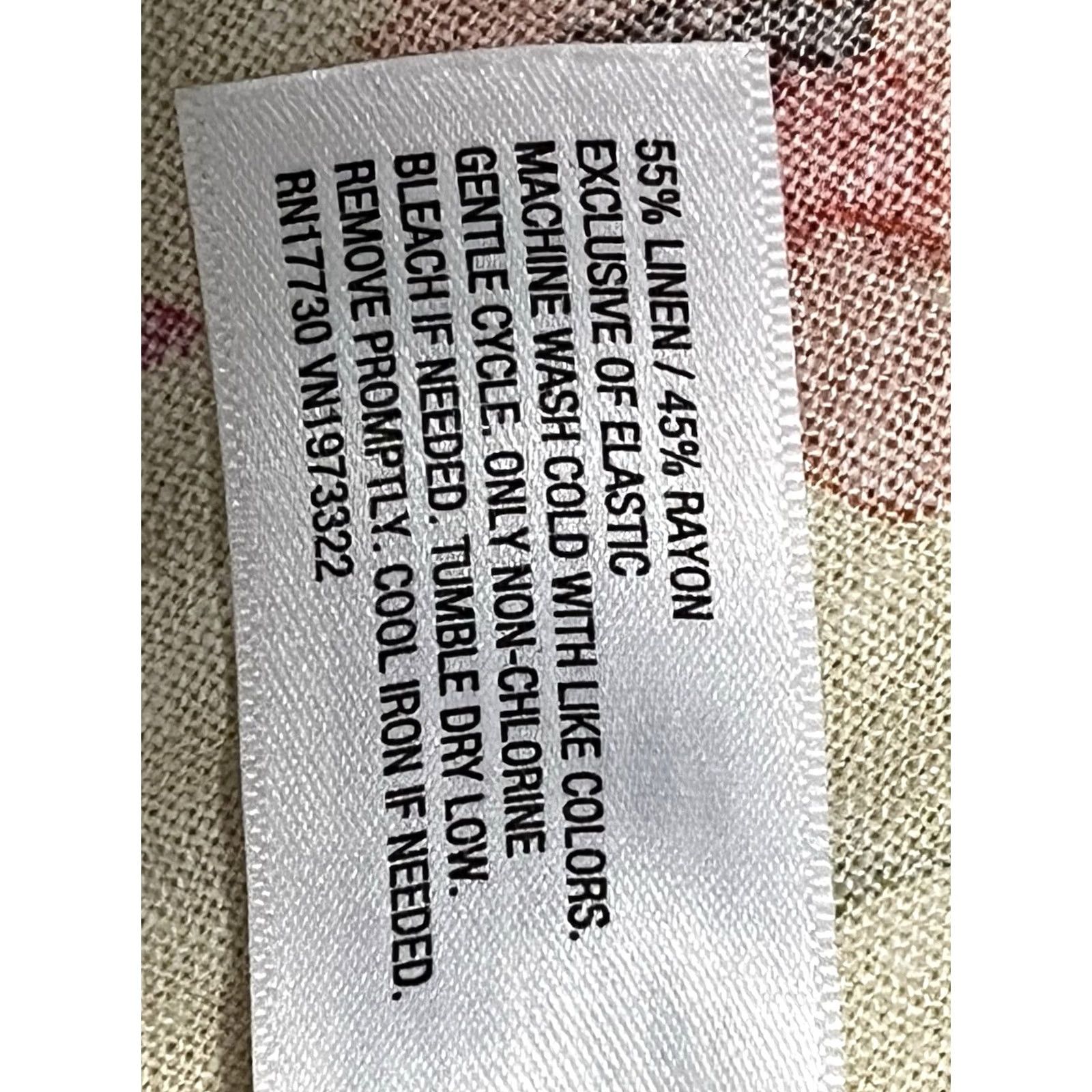 Vintage Wild Fable Yellow Floral Dress linen blend adjustable straps size S Women Size S / US 4 / IT 40 - 6 Thumbnail