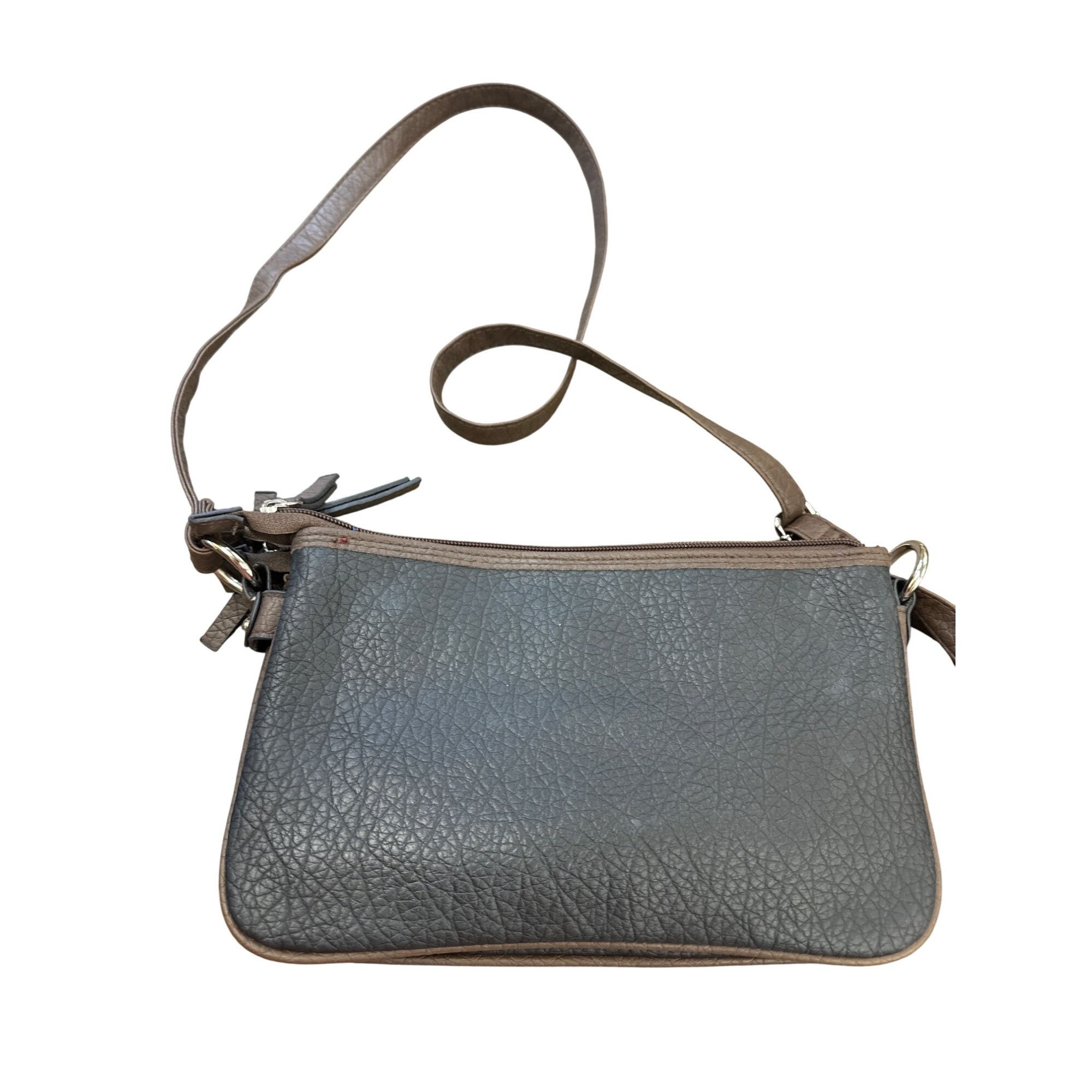 Designer Rosetti Womens Brown Leather Crossbody Bag purse With Adjus Size ONE SIZE - 5 Thumbnail