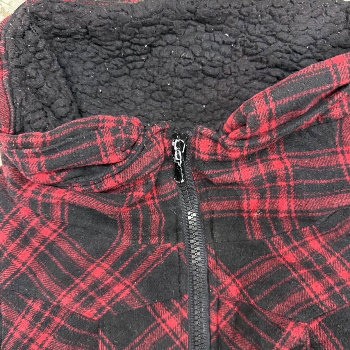 Beauty Beast Seditionaries Punk Gothic Tartan Red Sherpa Shearling Jacket Size US S / EU 44-46 / 1 - 9 Thumbnail