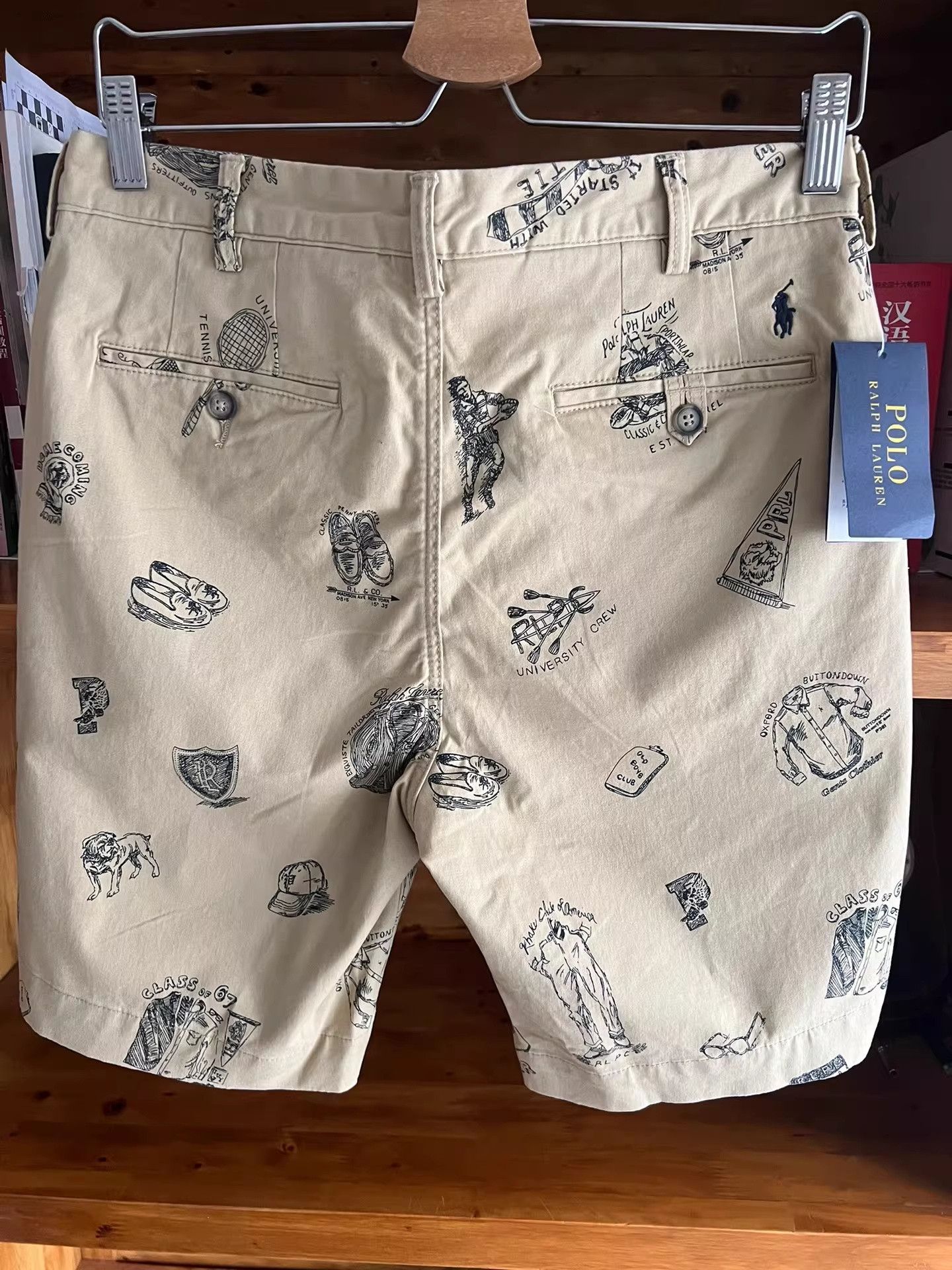 Polo Ralph Lauren Polo Ralph Lauren Khaki Cargo Shorts Size US 30 / EU 46 - 7 Thumbnail