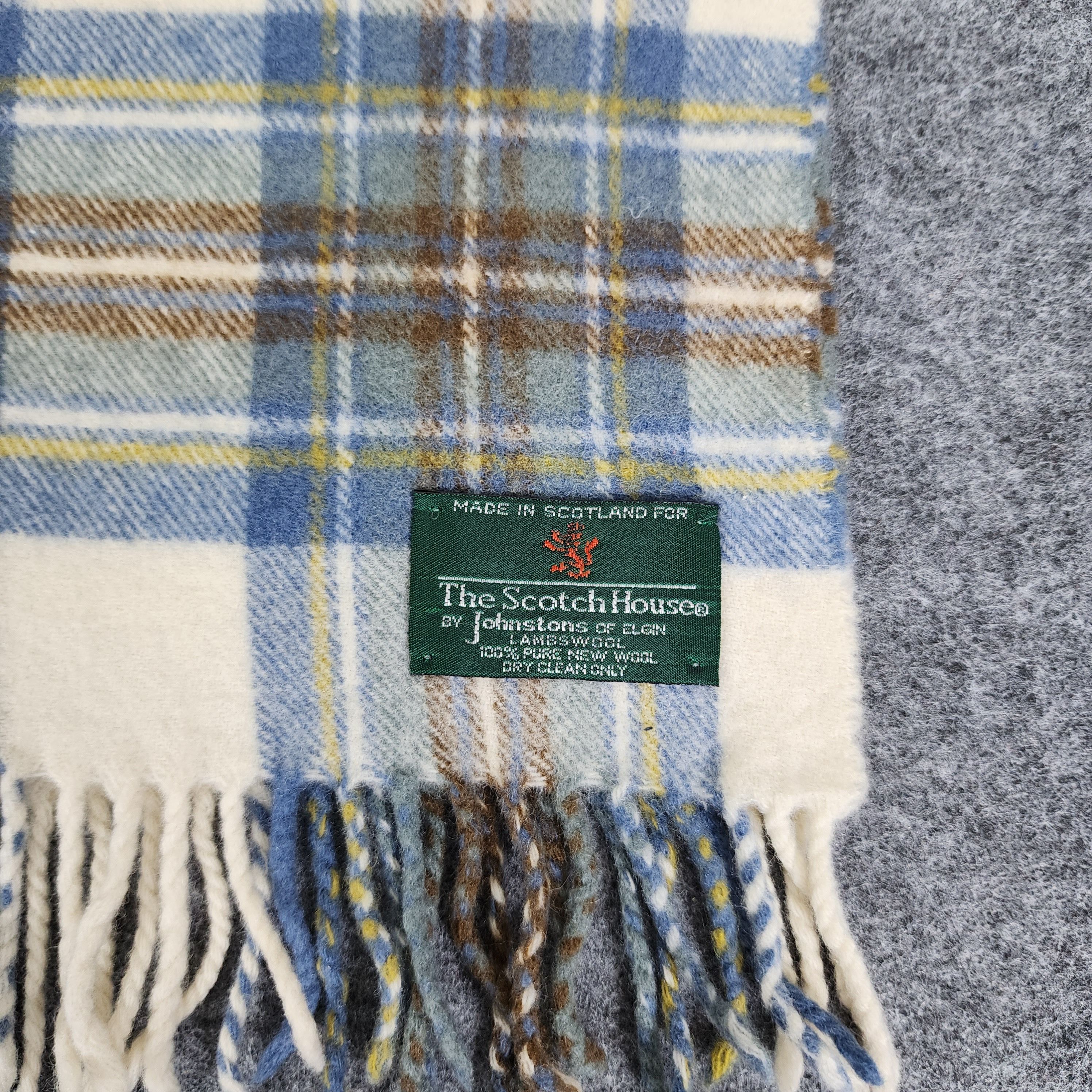 Johnstons Of Elgin × Vintage Johnstons of Elgin Scarf # Muffler # Neckwear # D075 Size ONE SIZE - 4 Thumbnail