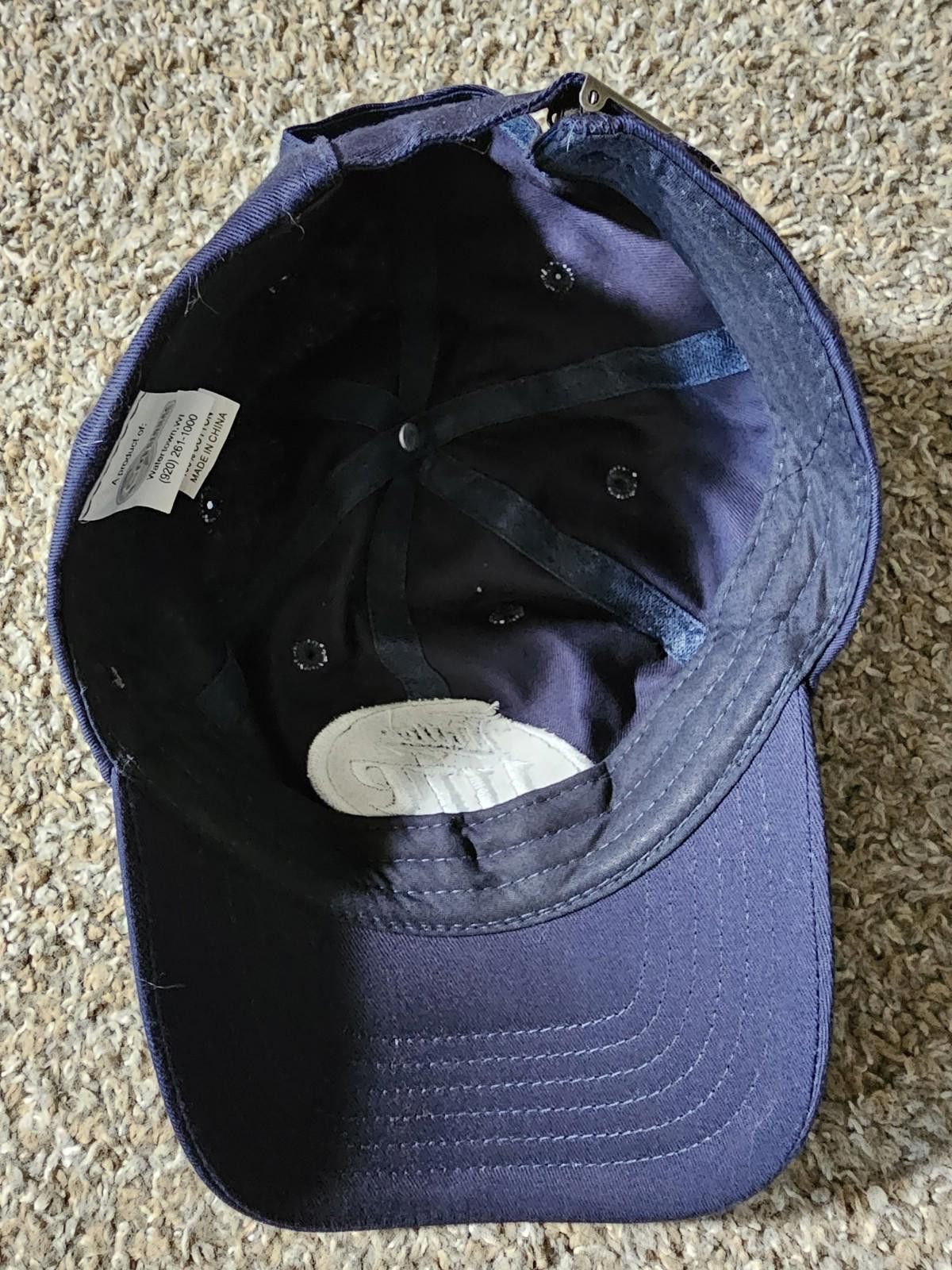 Peter Millar Miller Lite blue Adult Adjustable Baseball Strapback Hat Cap Size ONE SIZE - 6 Thumbnail