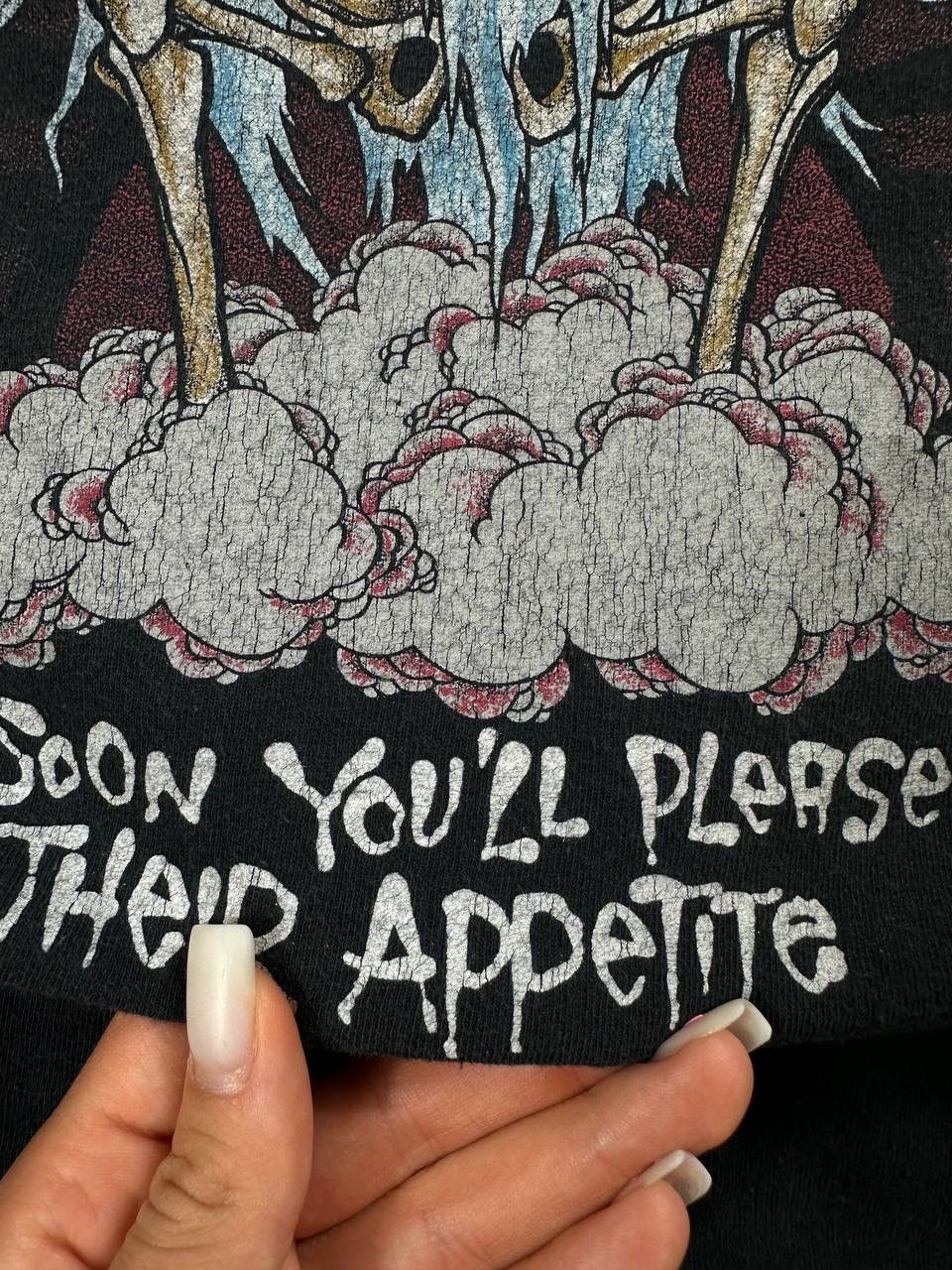 Gildan Faded T-Shirt Metallica - Their Money Tips Her Scales Again Size US XL / EU 56 / 4 - 11 Thumbnail