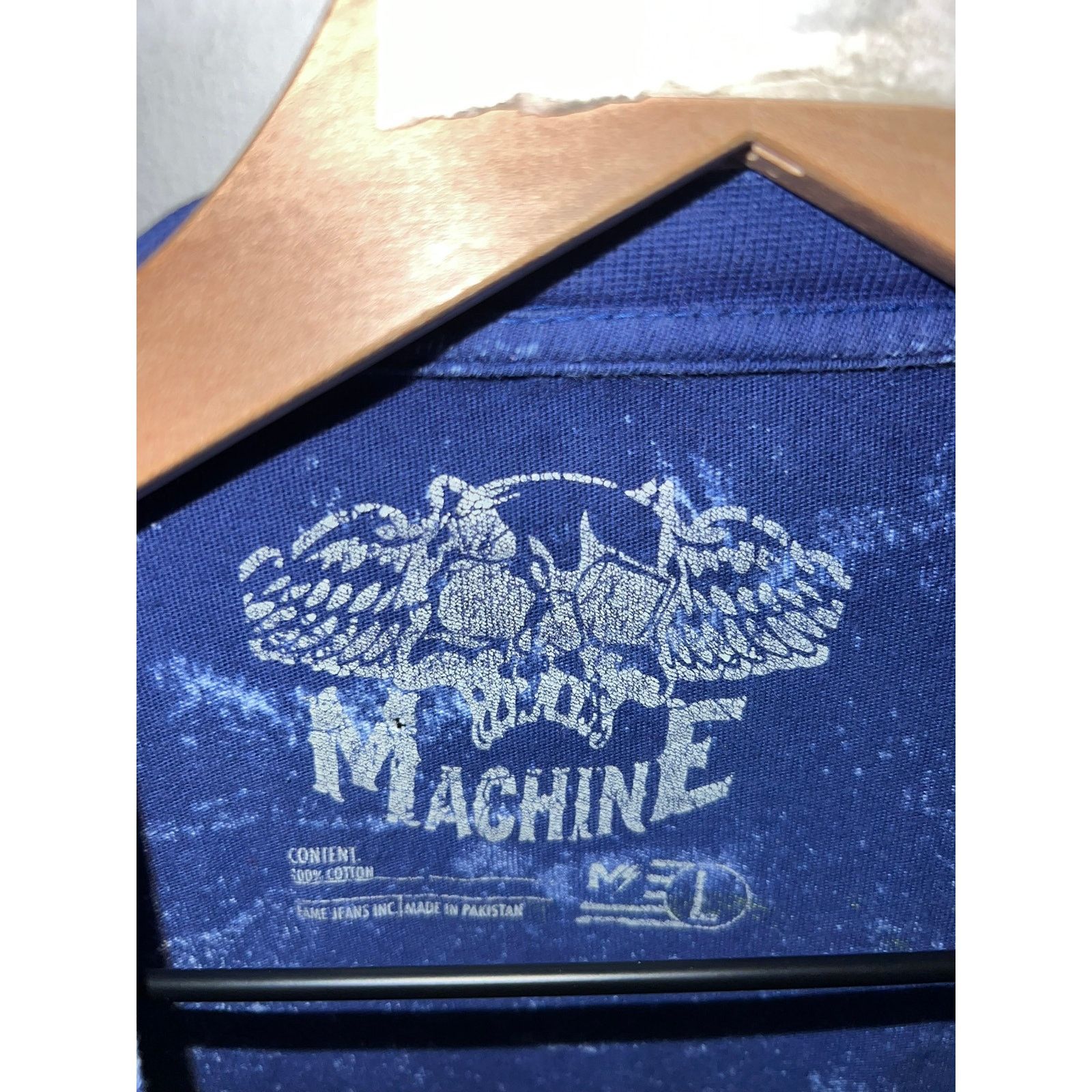 Vintage Y2K Custom Machine Shirt Motor Company AOP Tee 2000s Large Size US L / EU 52-54 / 3 - 7 Thumbnail