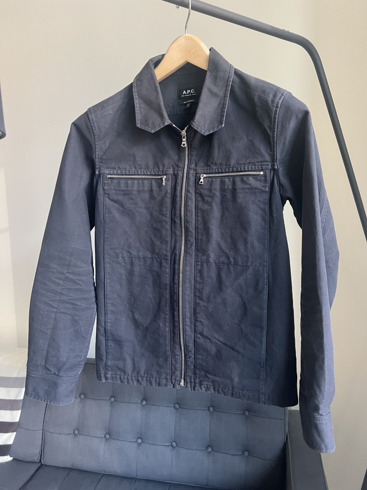 A.P.C. APC Navy Oahu Jacket Size US XS / EU 42 / 0 - 1 Thumbnail