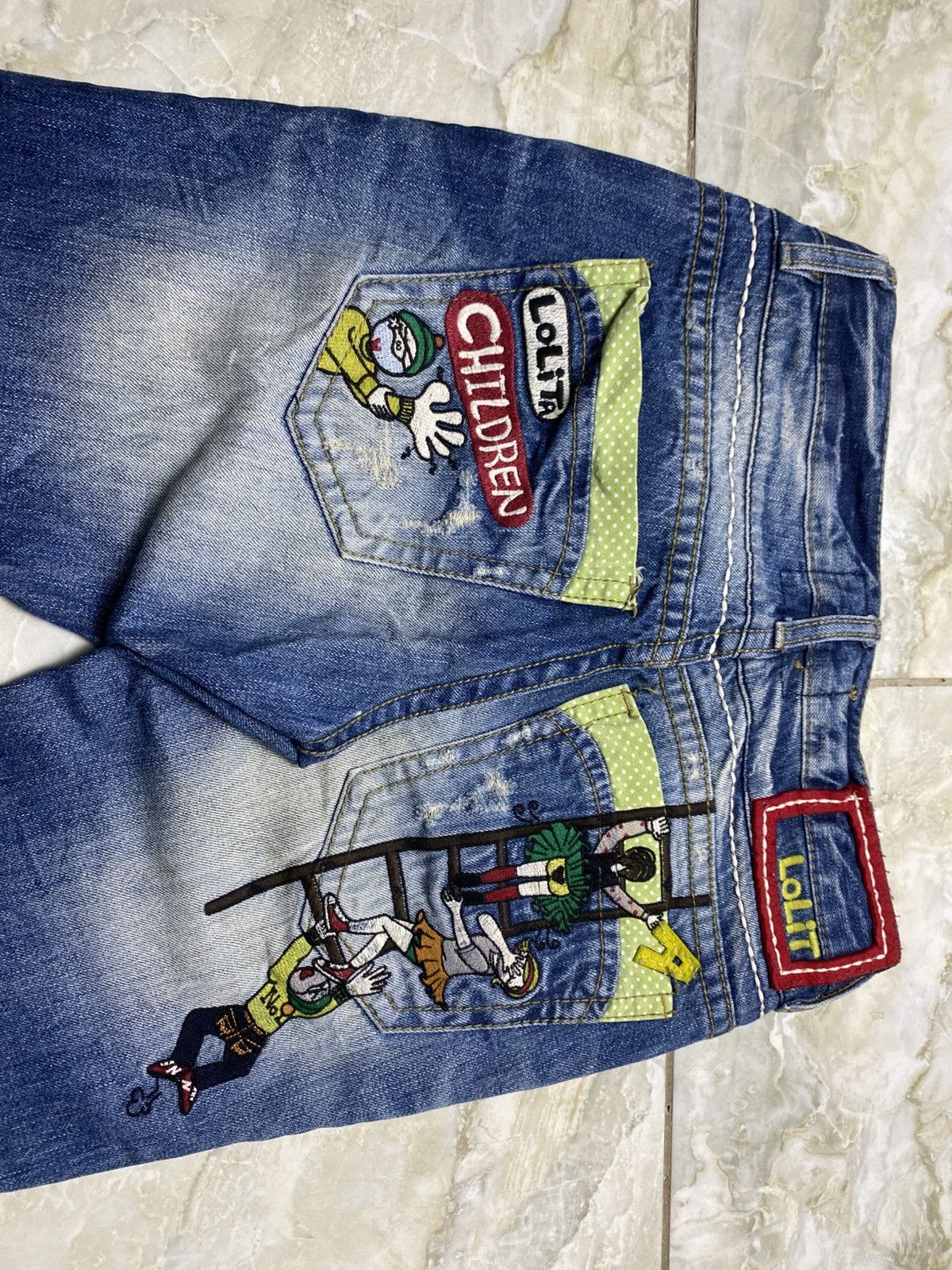Japanese Brand Rare Lolita Children Distressed Jeans Size US 28 / EU 44 - 23 Thumbnail