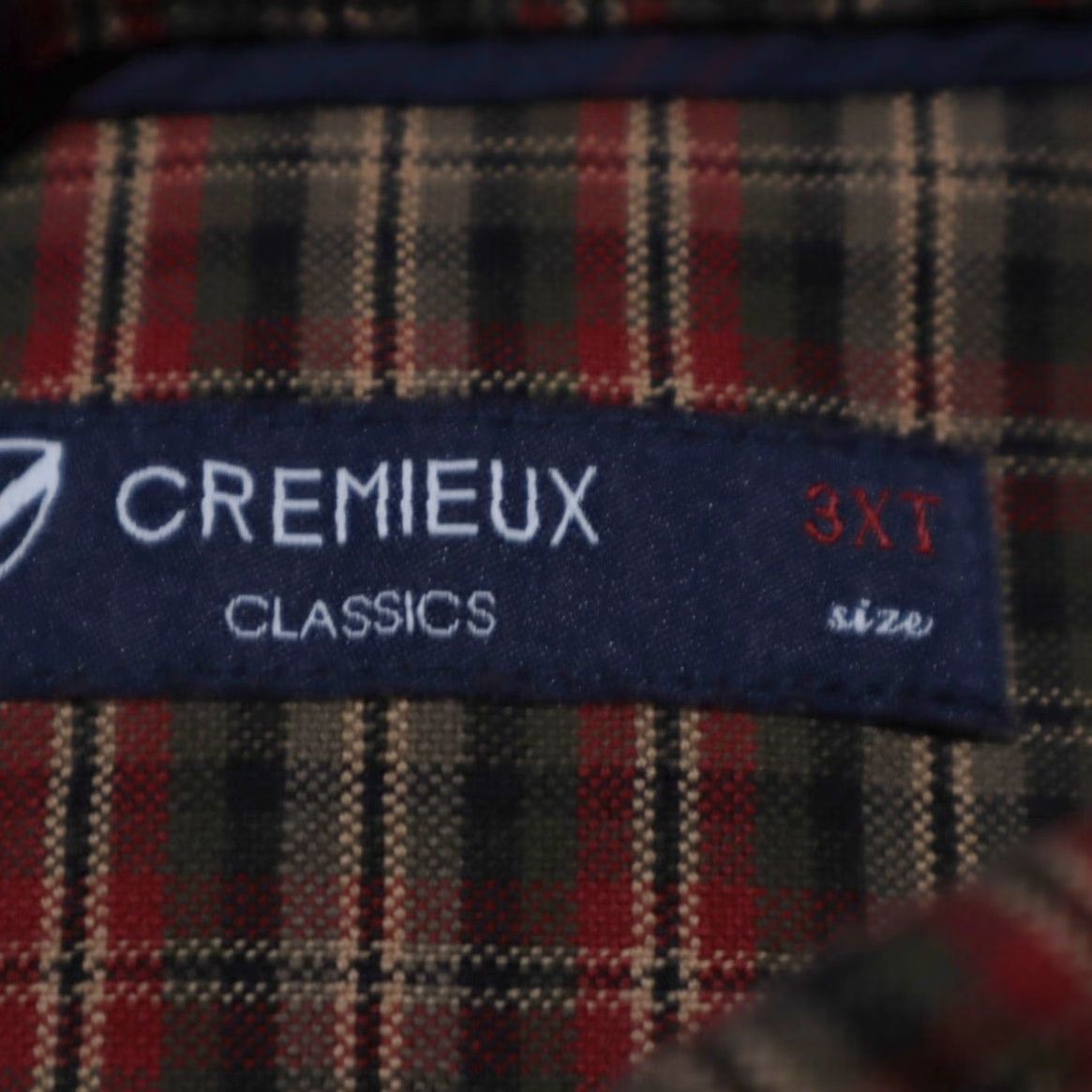 Cremieux Daniel Cremieux Tall Man Oxford Button Down Cotton Gingham Shirt Red Men's 3XT Size US XXL / EU 58 / 5 - 5 Thumbnail