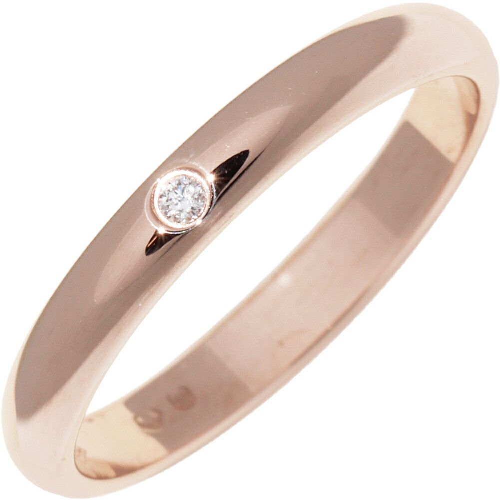 Cartier Cartier Cartier 1895 Wedding Ring Au750 Diamond Ring Size 49 Precious Metal Ring B40882 DUTY FREE for USA Size ONE SIZE - 1 Thumbnail