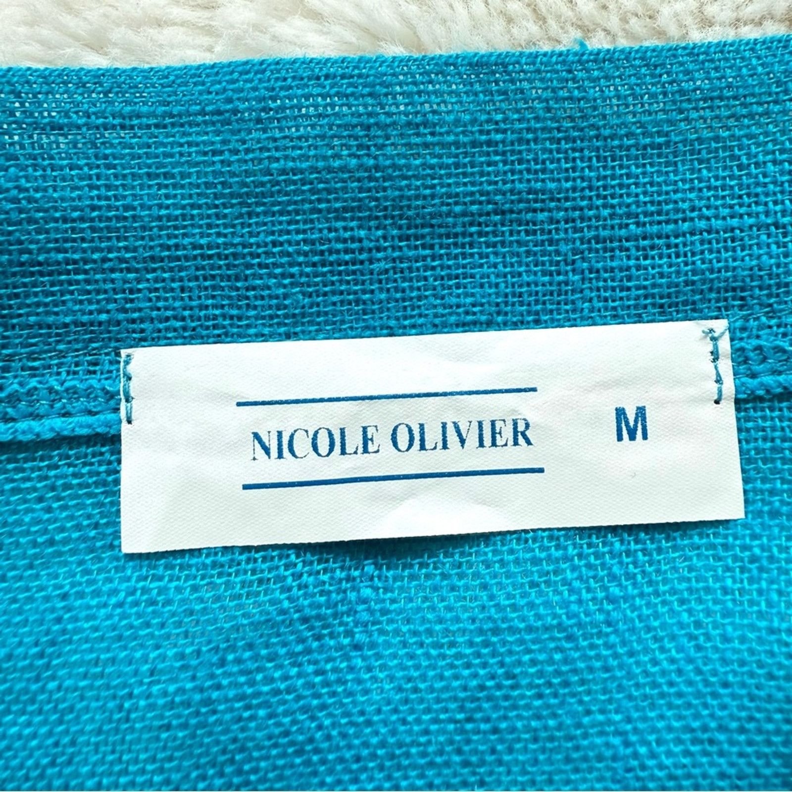 Other Nicole Olivier women linen tunic Retail 280$ Size ONE SIZE - 5 Thumbnail