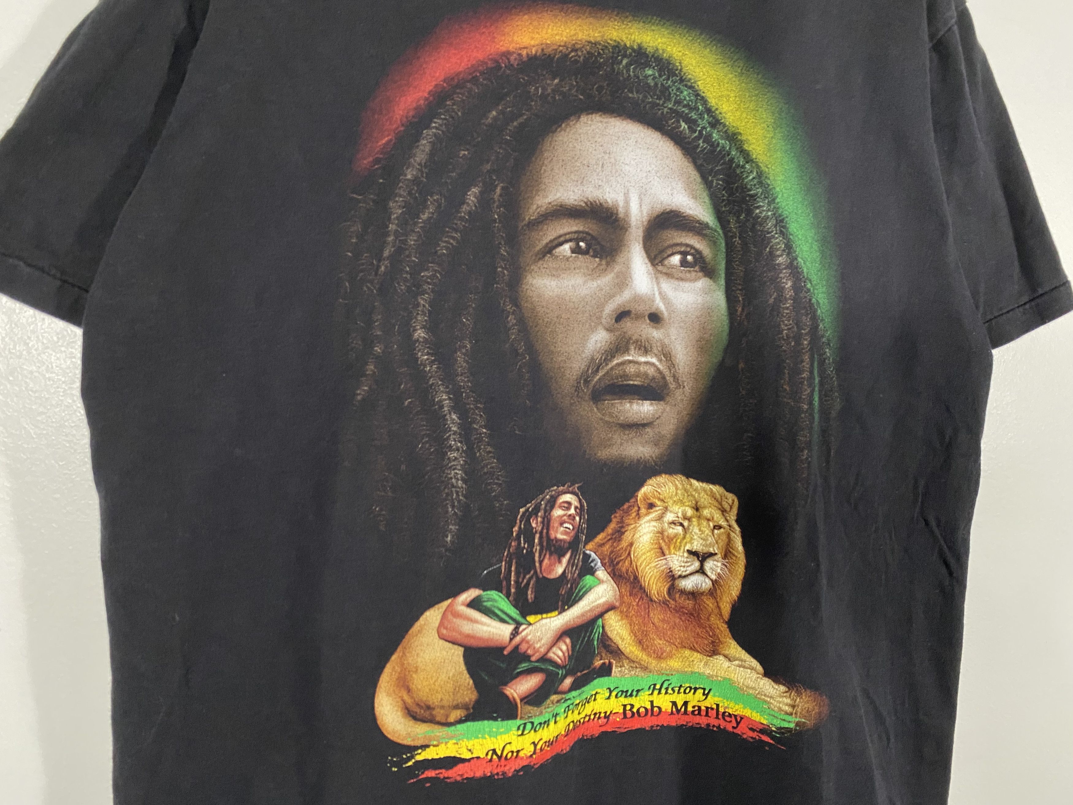 Bob Marley Vintage Y2K Bob Marley Double sided graphic tee black Size US XL / EU 56 / 4 - 3 Thumbnail
