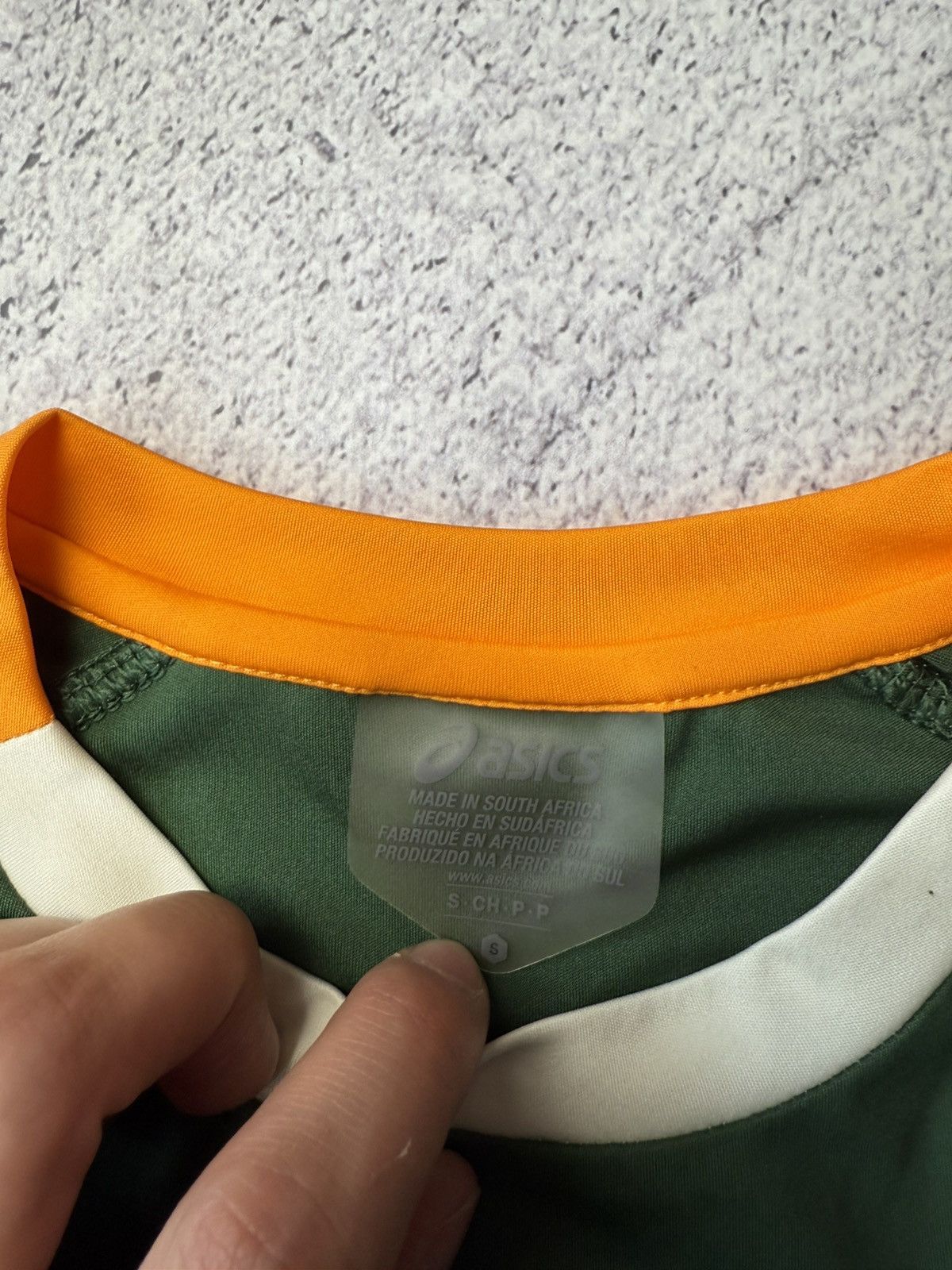Asics Vintage Asics South Africa Rugby Jersey Size S Size US S / EU 44-46 / 1 - 9 Thumbnail