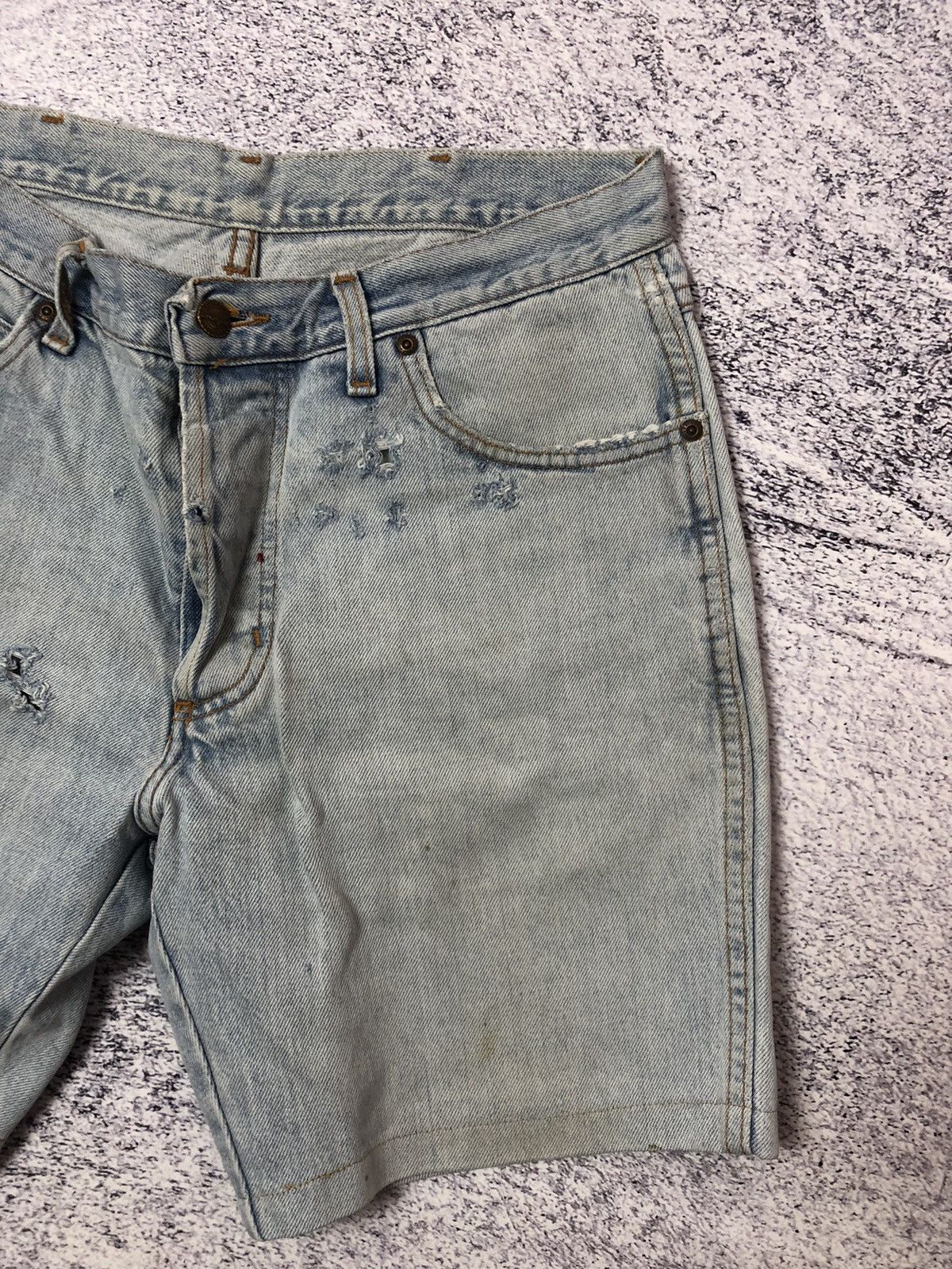 Vintage × Wrangler Vintage short jeans Wrangler size 34 y2k casual rare ykk Size US 34 / EU 50 - 3 Thumbnail