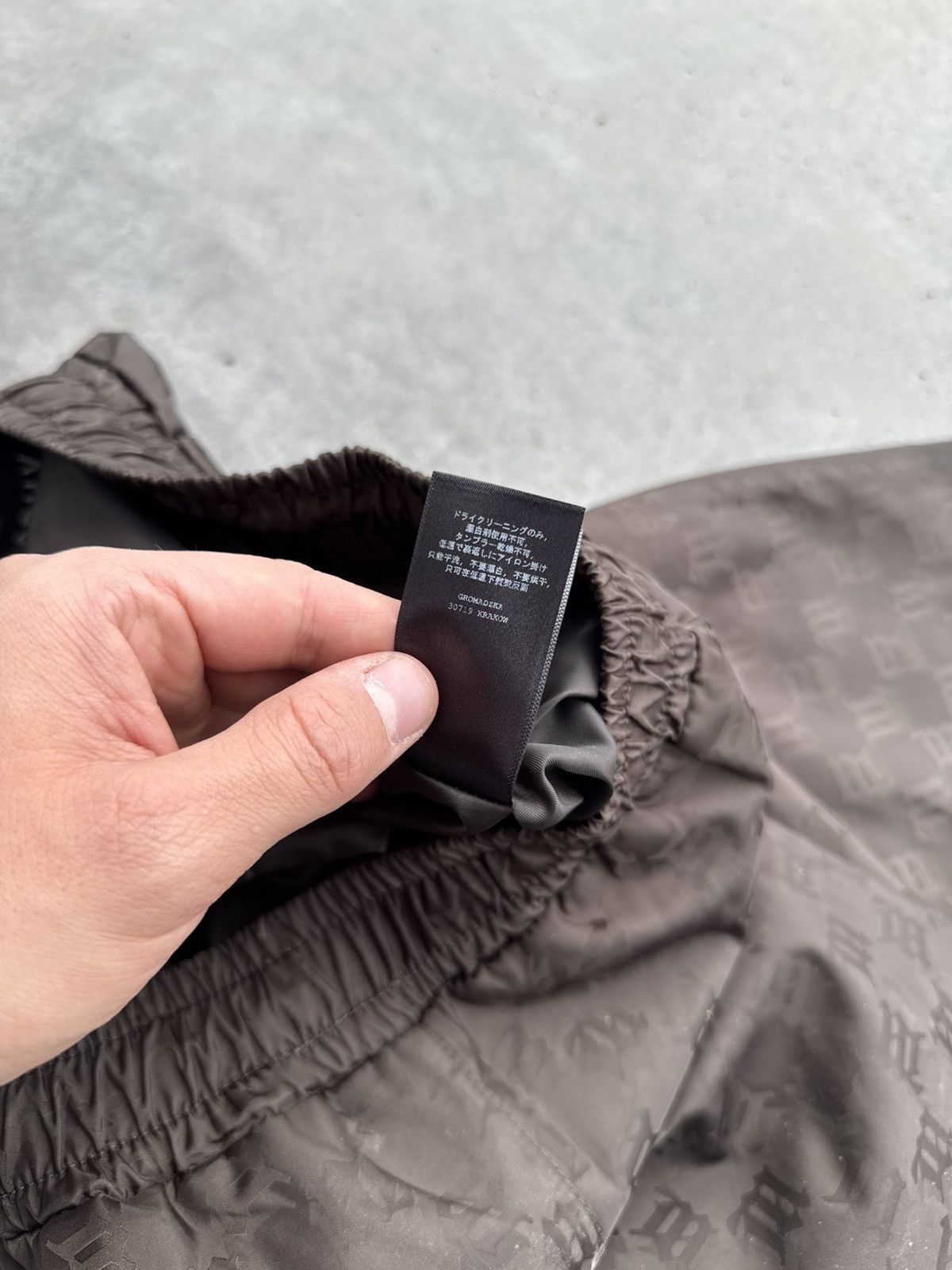 Misbhv Misbhv monogram brown jogger sweatpants nylon streetwear Size US 32 / EU 48 - 7 Thumbnail
