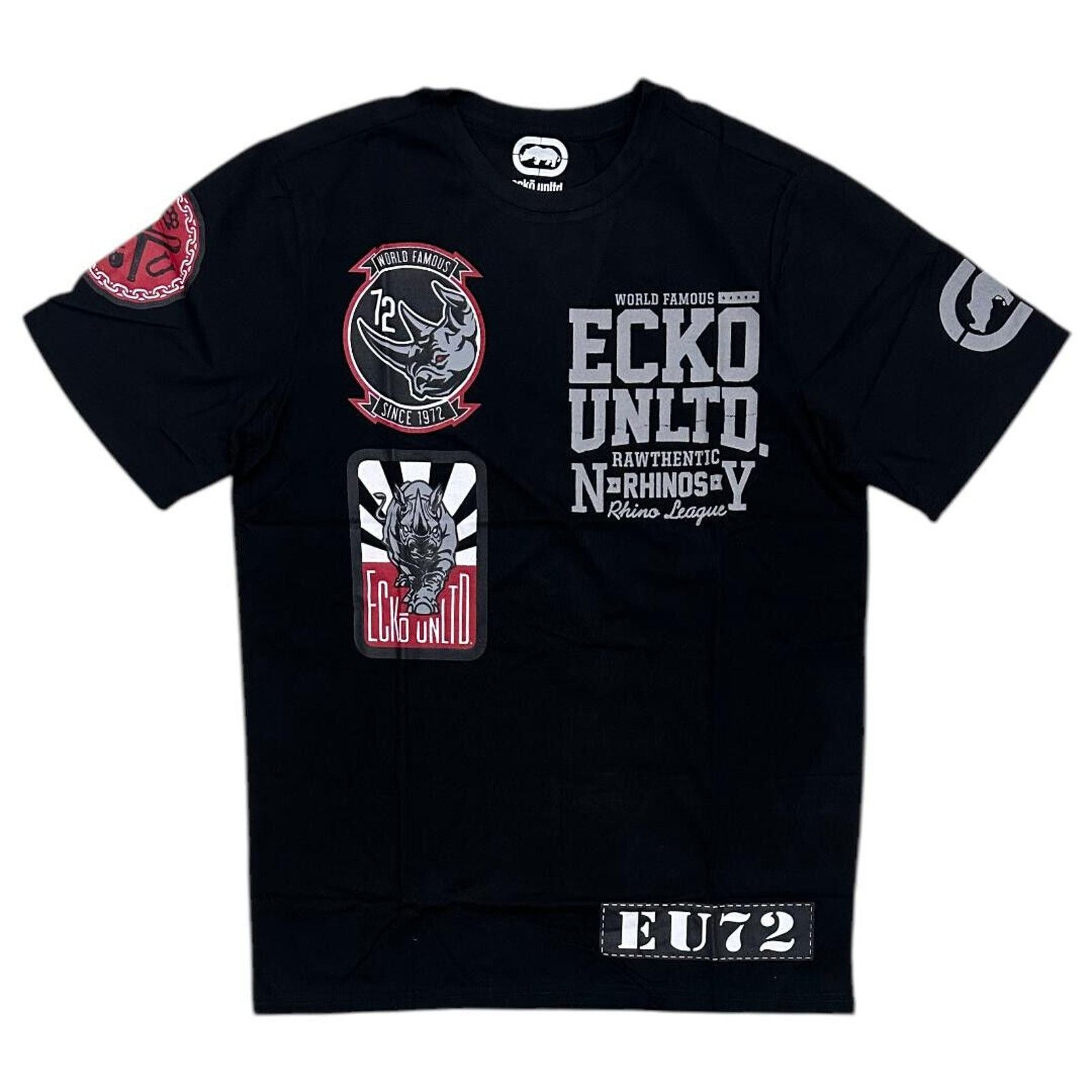Ecko Unltd. Ecko Unltd Men's T-Shirt Graphic Print Black Tee Size US M / EU 48-50 / 2 - 1 Thumbnail