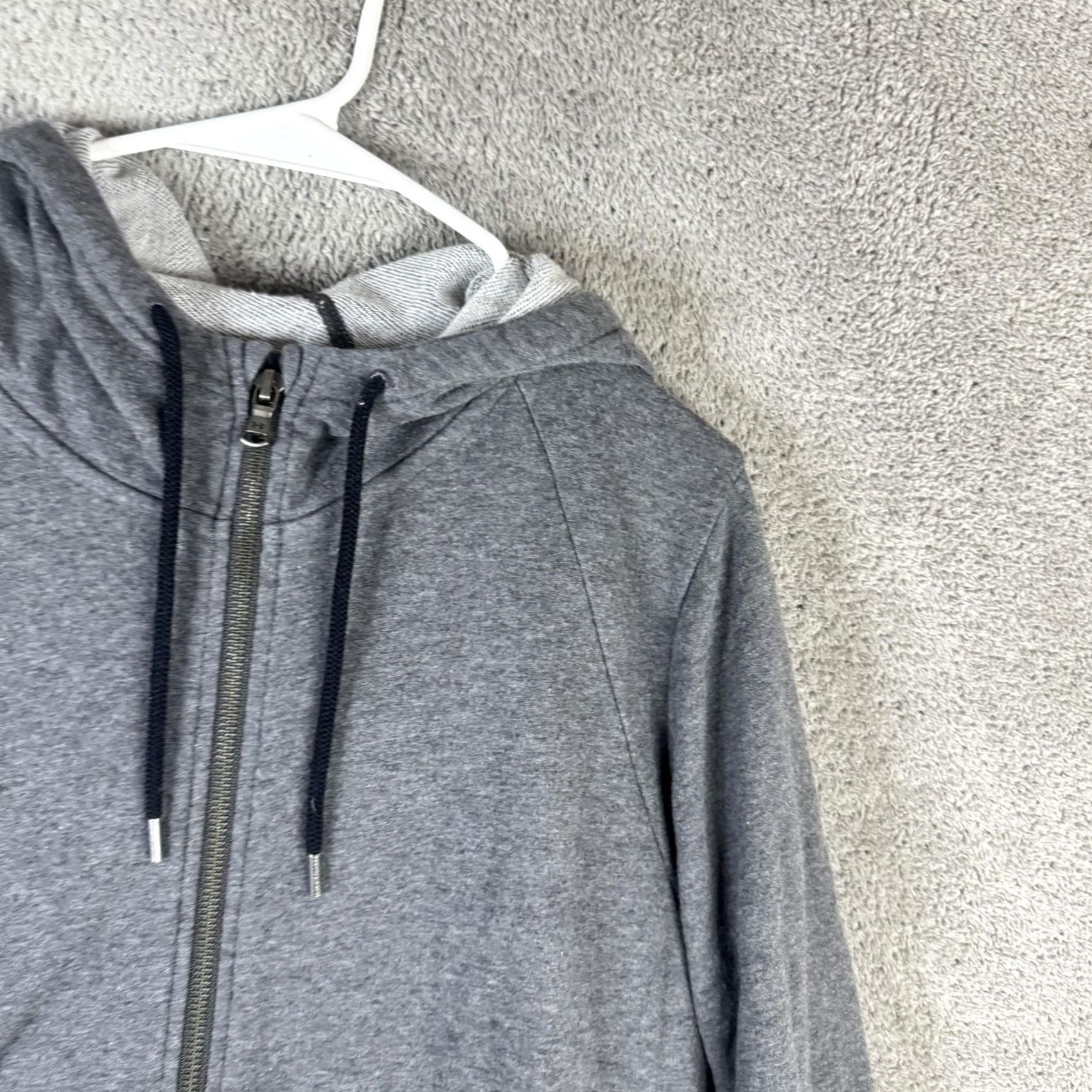 Under Armour Under Armour Hoodie Mens 2XL Gray Full Zip Jersey Sweatshirt Stripe Logo Front Pocket Zip Neck Hooded Raglan Sleeves Size US XXL / EU 58 / 5 - 5 Thumbnail