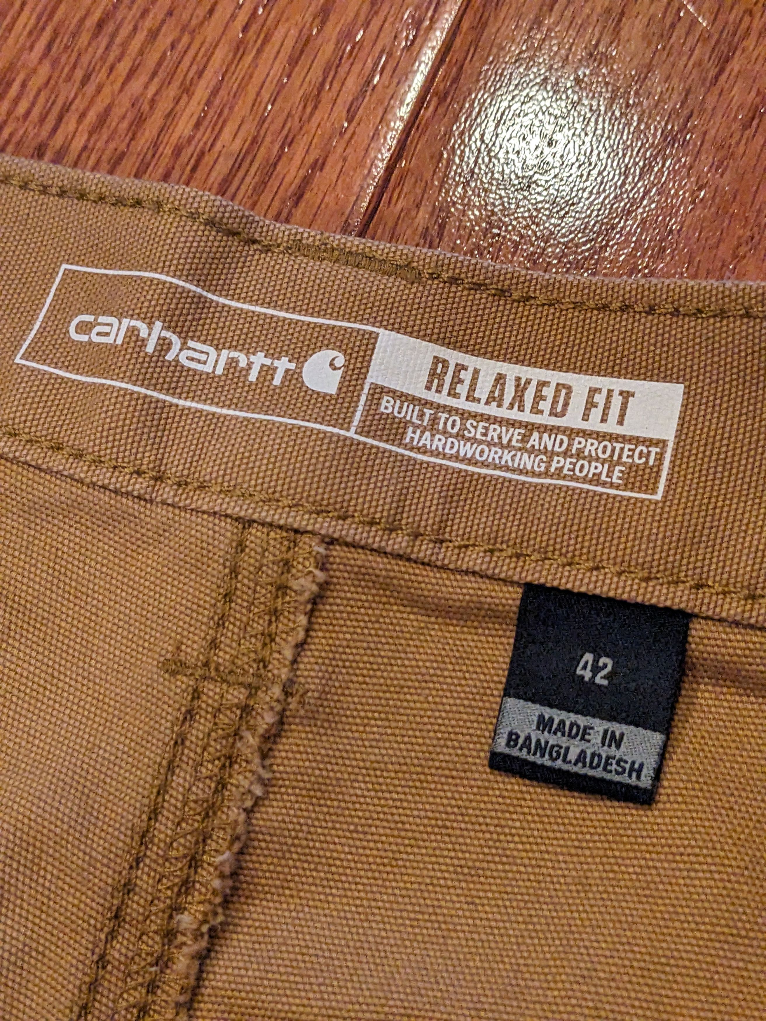 Carhartt × Vintage Carhartt Relaxed Fit Brown Size 42 Shorts Size US 42 / EU 58 - 4 Thumbnail