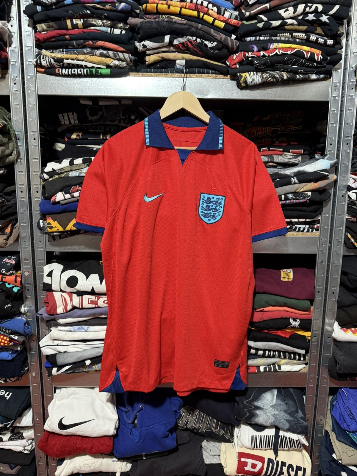 Nike Nike England 2022 2023 Away Soccer Football Jersey Size US XXL / EU 58 / 5 - 1 Thumbnail