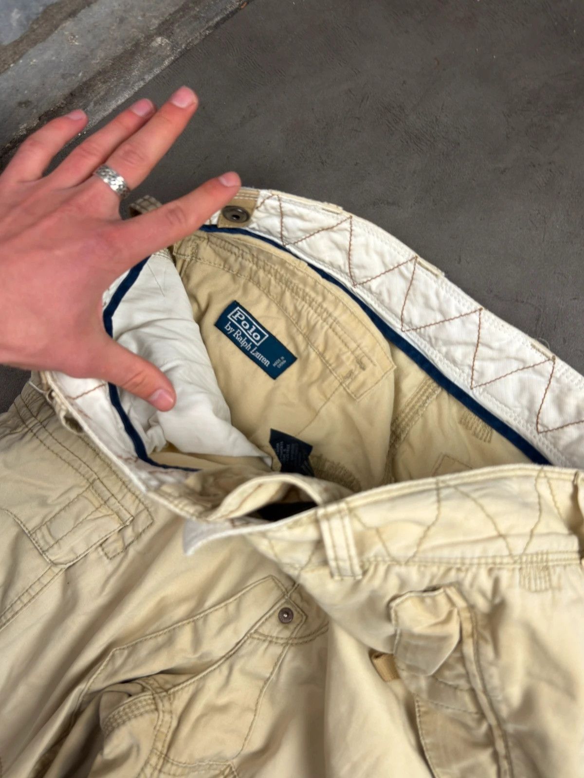 Polo Ralph Lauren Polo Ralph Lauren 90’s archive multi pockets cargo pants Size US 33 - 10 Thumbnail