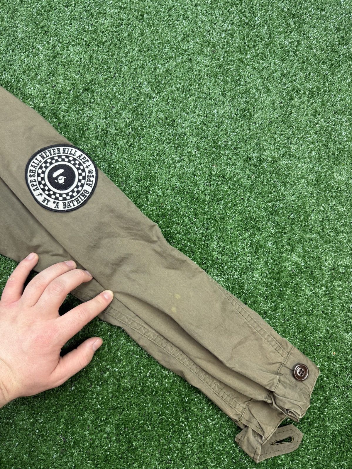 Bape RARE 2009 bape x the who UK flagM51 Fishtail Parka SZ M Size US M / EU 48-50 / 2 - 9 Thumbnail